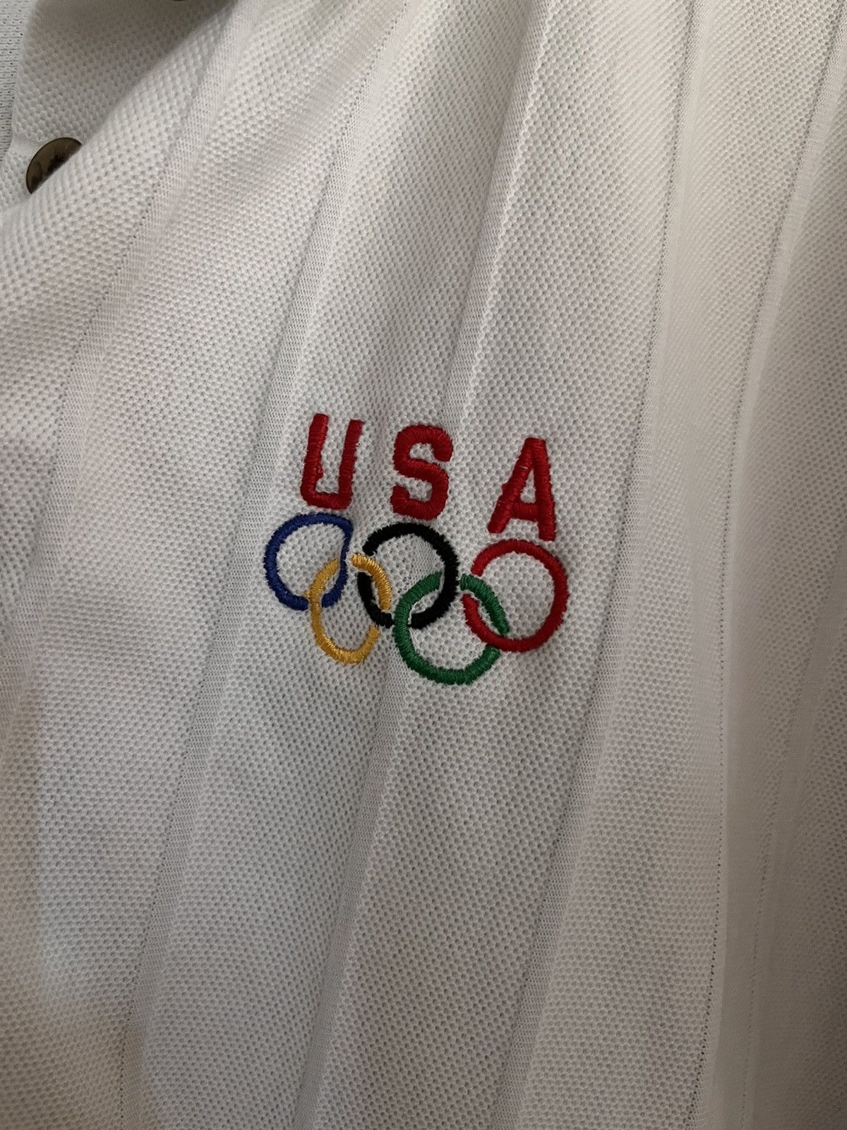 USA Olympics × Vintage Vintage Embroidered USA Olympics Polo Size US L / EU 52-54 / 3 - 3 Thumbnail