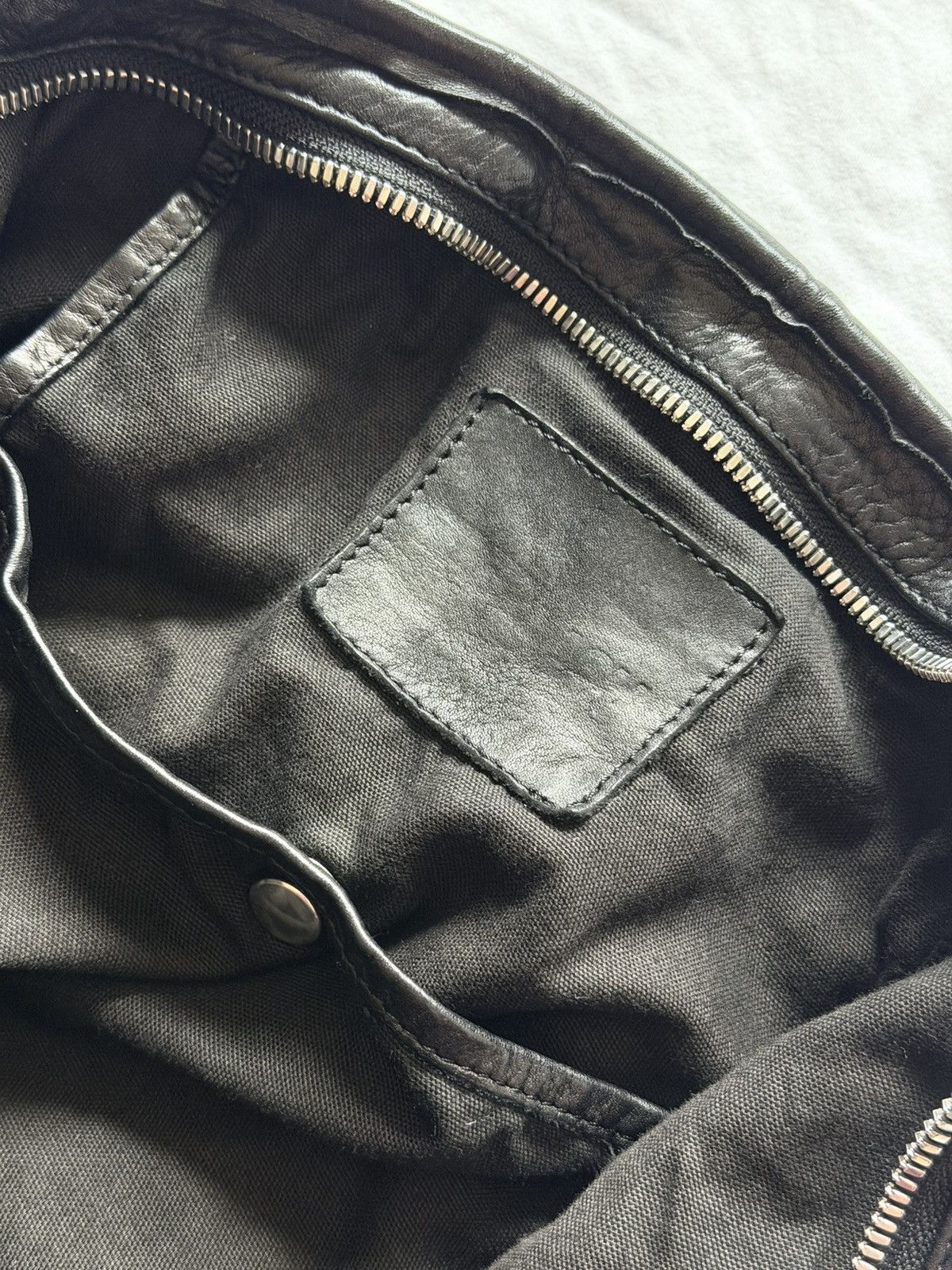 Isamu Katayama Backlash Isamu Katayama Backlash Object Dyed Leather Bag Size ONE SIZE - 7 Thumbnail