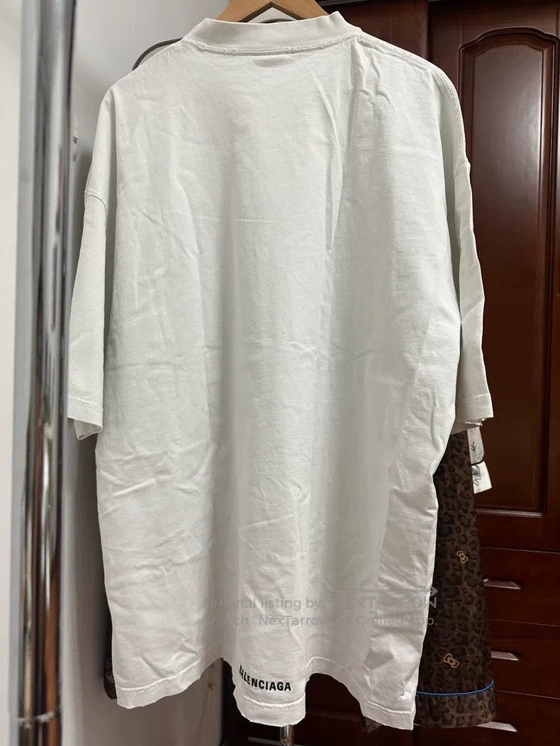 Balenciaga Balenciaga Valentine's Day Limited Edition White T-Shirt Size US M / EU 48-50 / 2 - 2 Thumbnail
