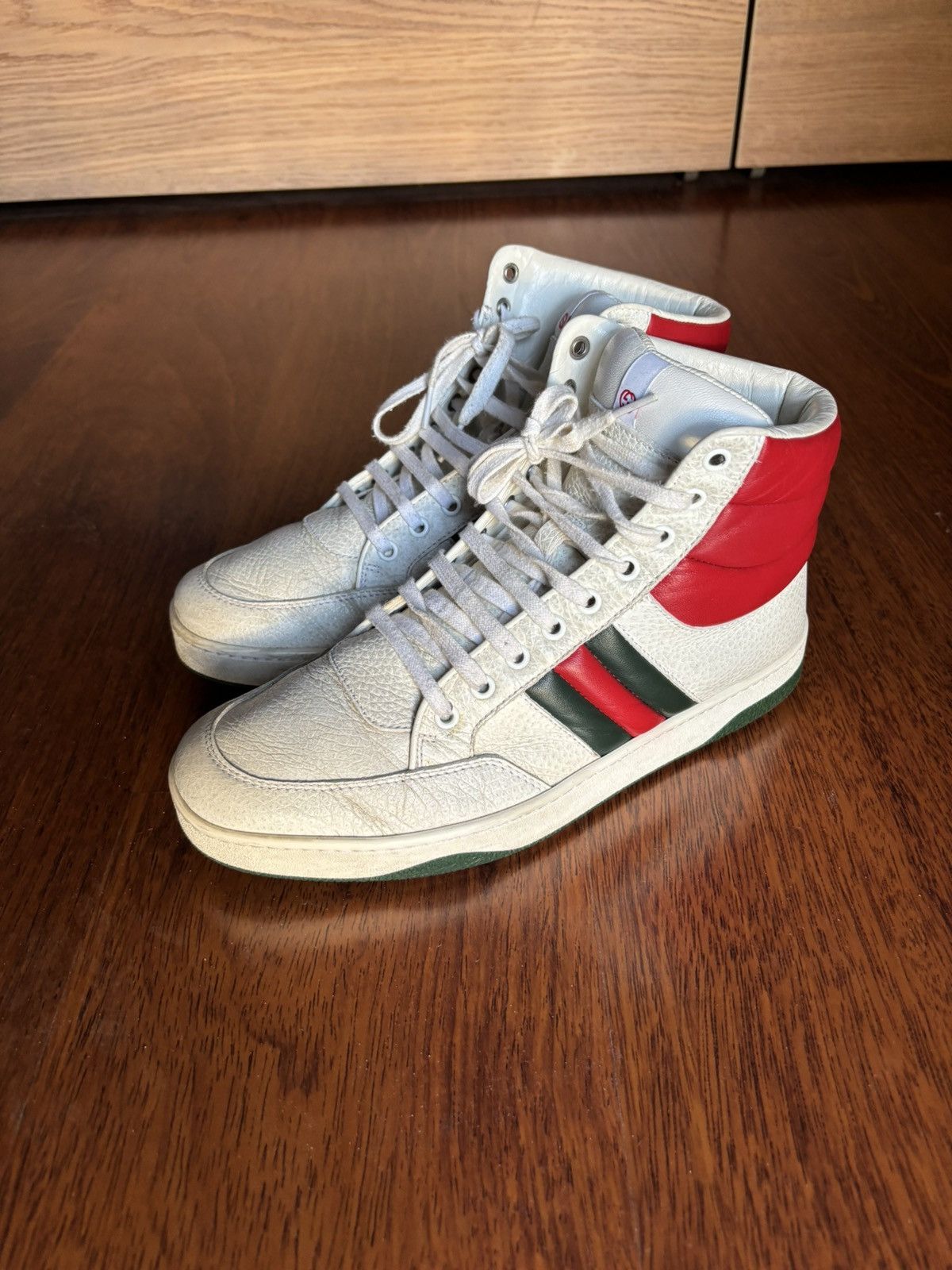 Gucci Gucci Praga karibu leather sneakers Size US 8 / EU 41 - 2 Thumbnail