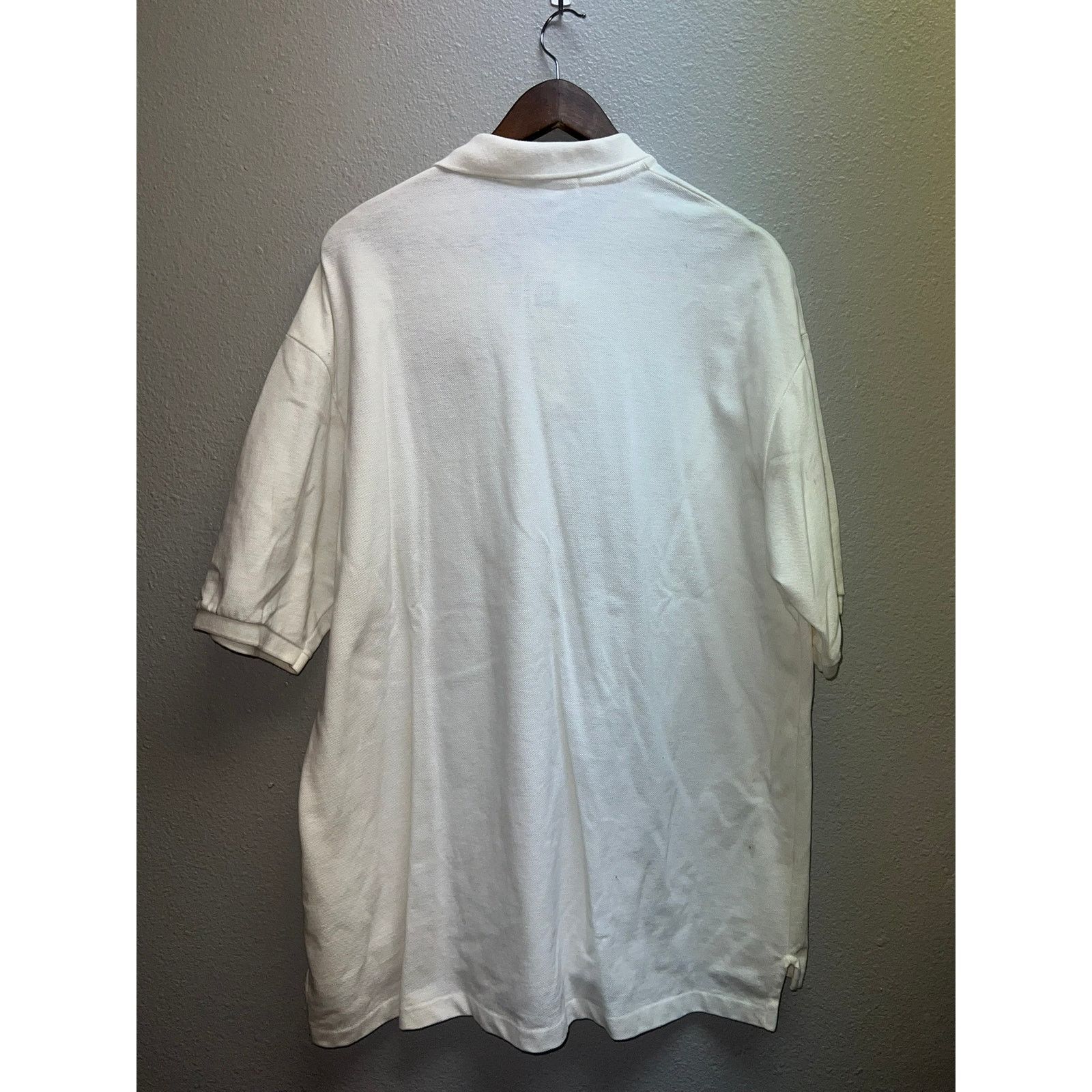 Jerzees Vintage Goalie Entertainment Polo Shirt White Top VTG 90s 2X Size US XXL / EU 58 / 5 - 6 Thumbnail