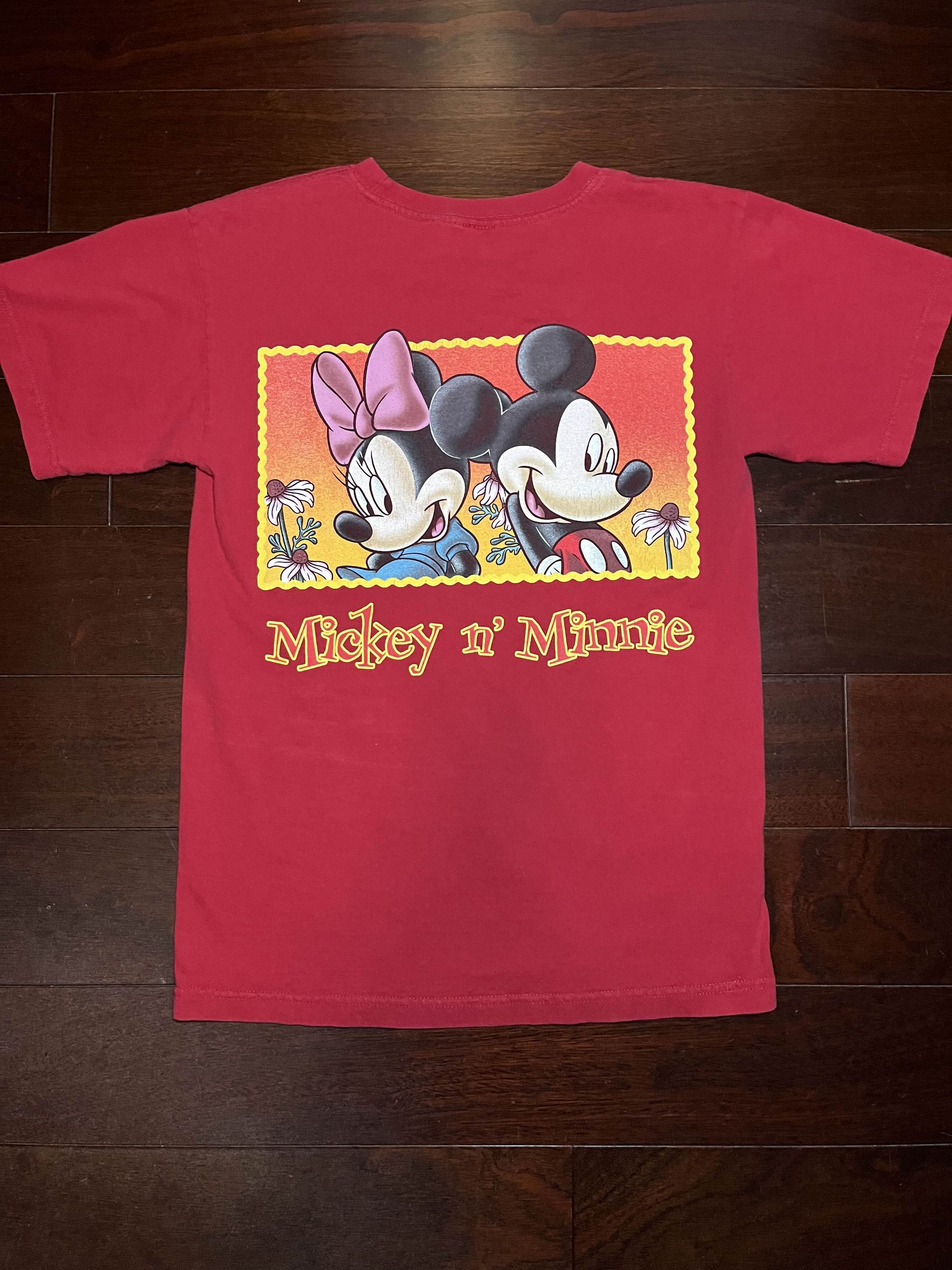 Disney × Mickey Mouse × Vintage Vintage 90s Mickey n' Minnie Disney Tee Size US S / EU 44-46 / 1 - 1 Thumbnail