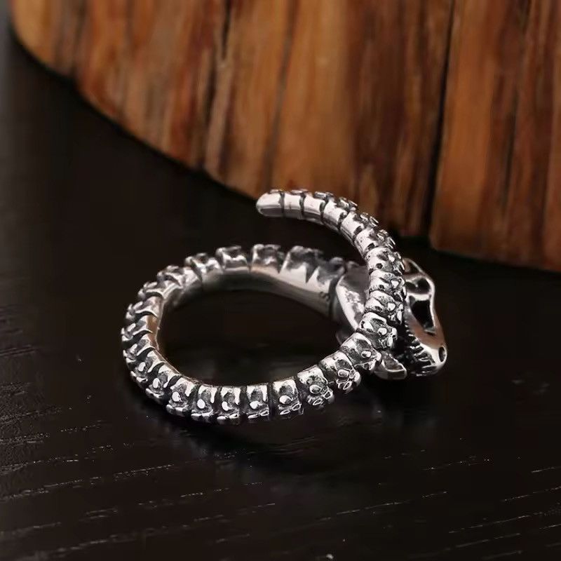 Jewelry × Vintage Dinosaur Unique Bone Ring Size ONE SIZE - 2 Thumbnail