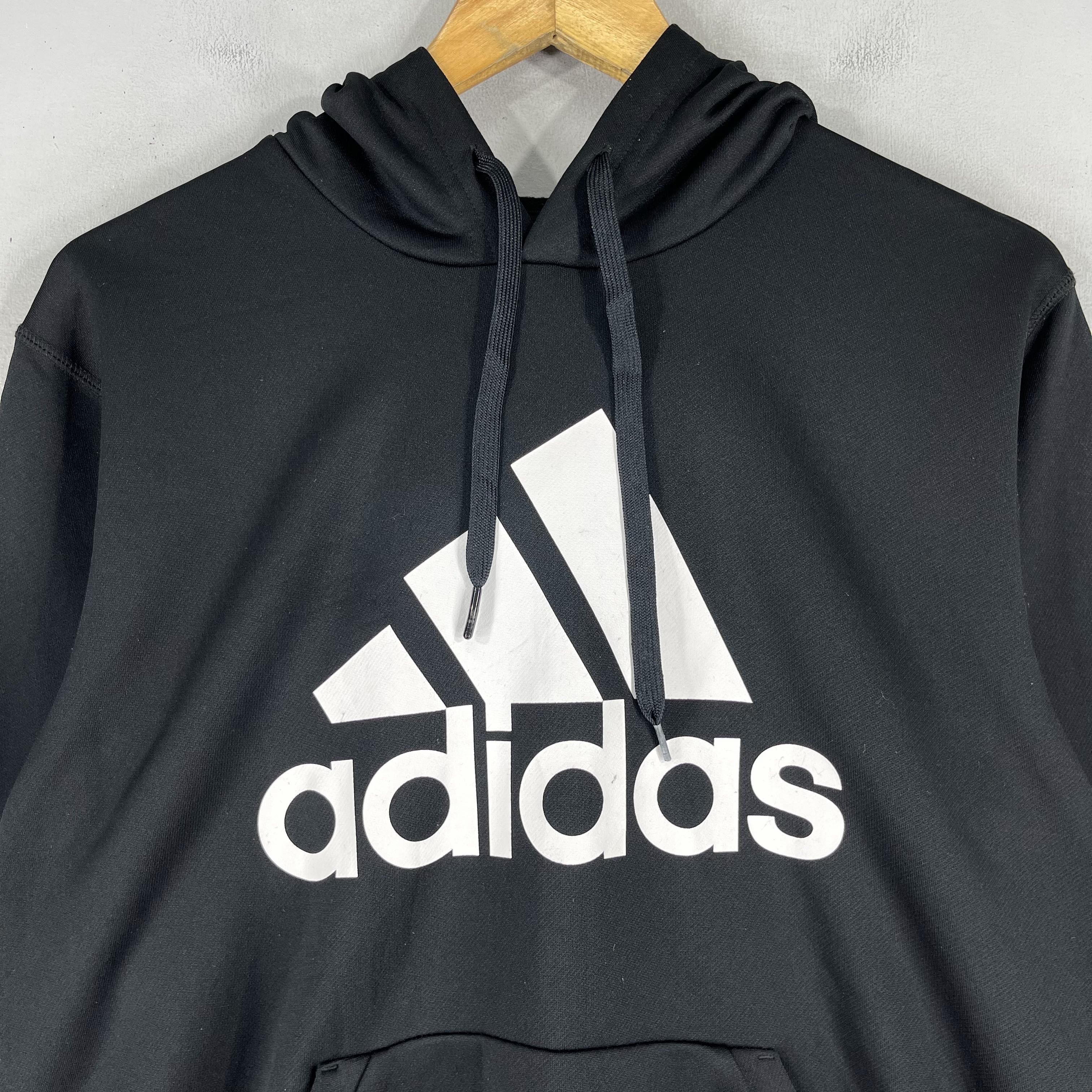 Adidas × Vintage ADIDAS EQUIPMENT Big Logo Printed Pullover Hoodie Size US M / EU 48-50 / 2 - 2 Thumbnail