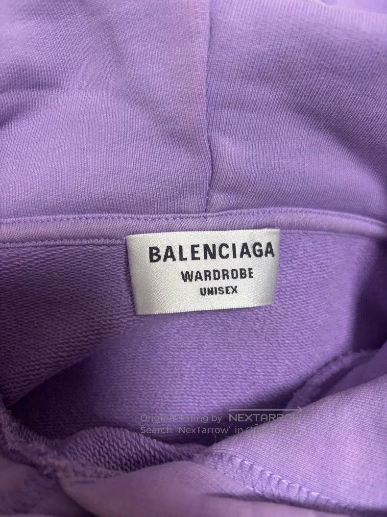 Balenciaga Balenciaga Purple Sweatshirt Size US L / EU 52-54 / 3 - 6 Thumbnail