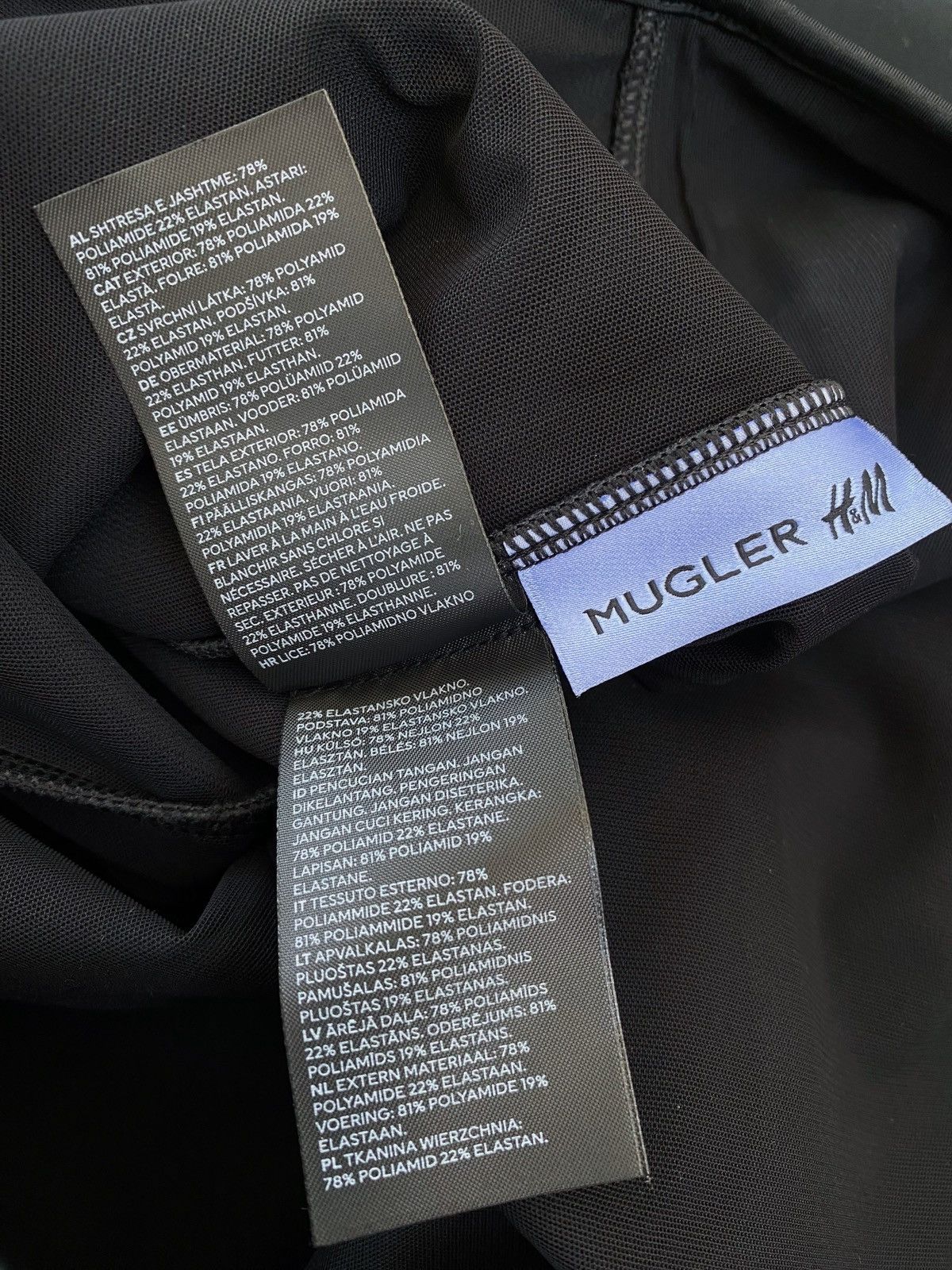 Mugler Mugler x H&M Corset-style Mini Dress Size M / US 6-8 / IT 42-44 - 20 Thumbnail