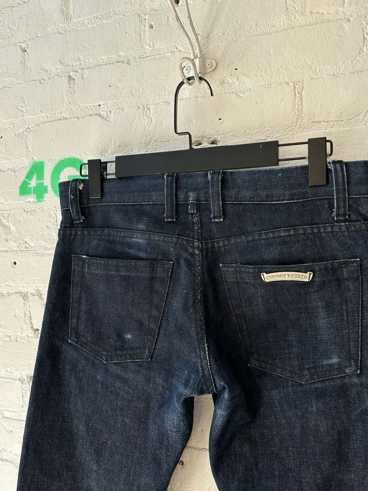 Chrome Hearts CHROME HEARTS 1 OF 1 FLARE PATCH JEANS Size US 31 - 8 Thumbnail