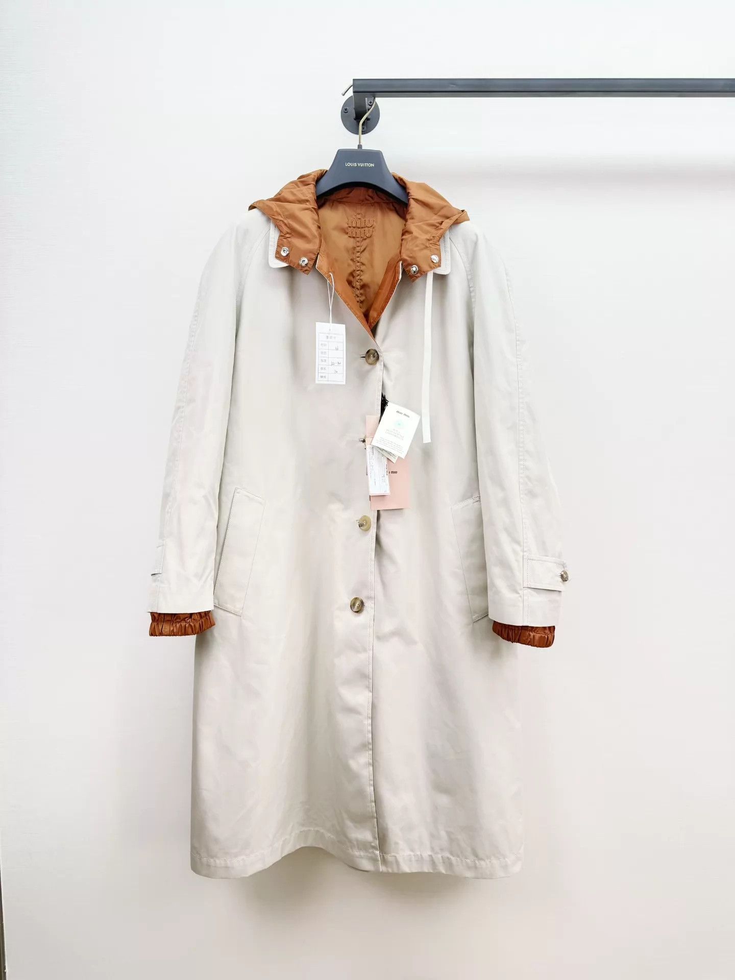 Miu Miu MIU MIU 2-Way Trench Women's 36 Style New Size XS / US 0-2 / IT 36-38 - 1 Thumbnail