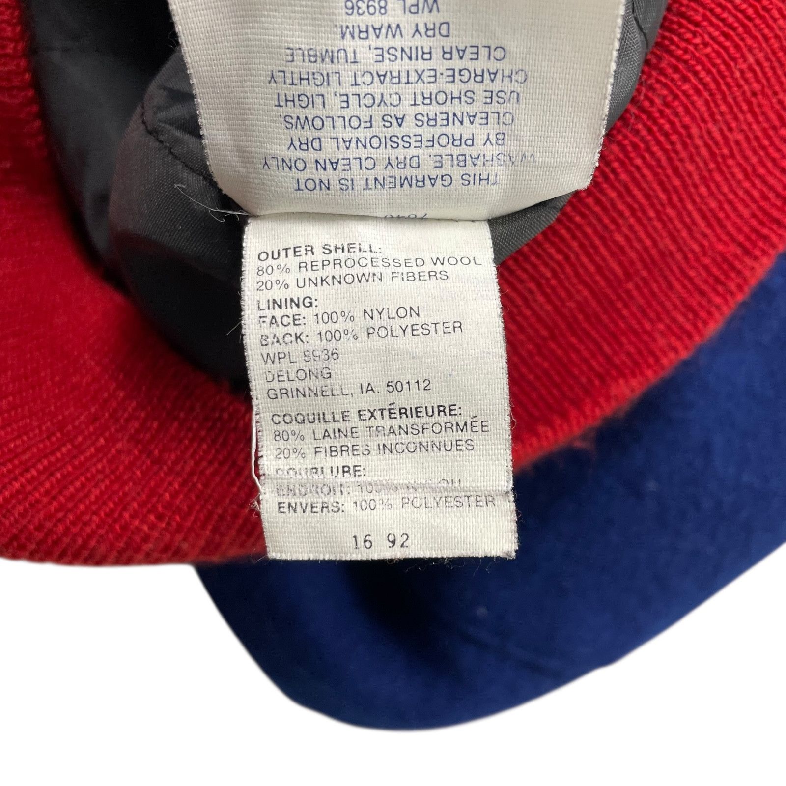 NBA VTG 90s WASHINGTON BULLETS DELONG WOOL VARSITY JACKET M Size US M / EU 48-50 / 2 - 7 Thumbnail
