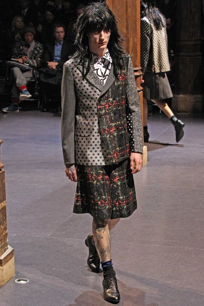 Comme des Garcons Comme des Garçons 12AW Patchwork Runway Jacket XS Size XS / US 0-2 / IT 36-38 - 1 Thumbnail