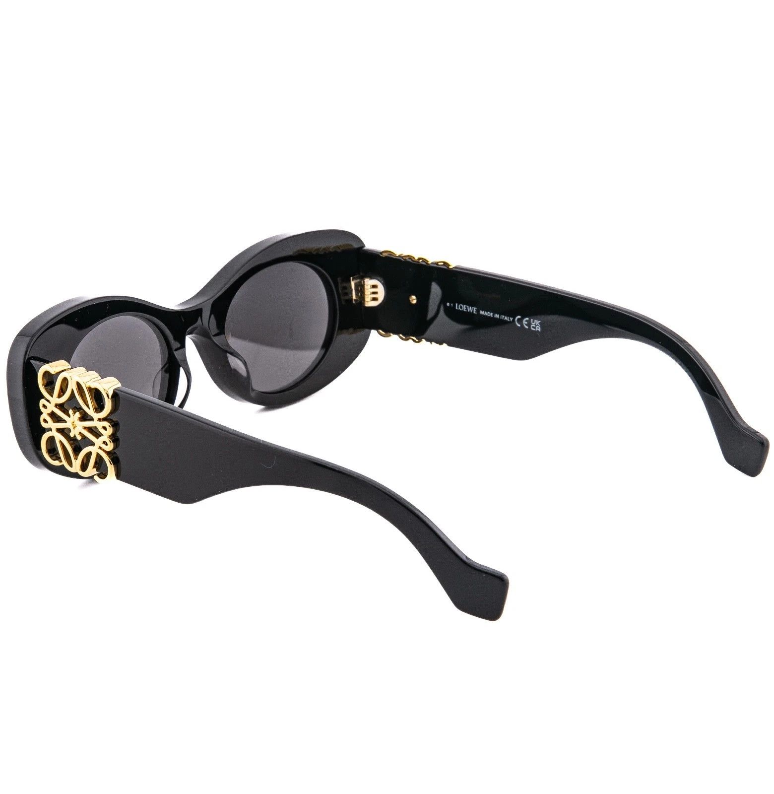 Loewe LOEWE BEVELED OVAL MAXI ANAGRAM LW40175U Black 40175 01A Size ONE SIZE - 4 Thumbnail