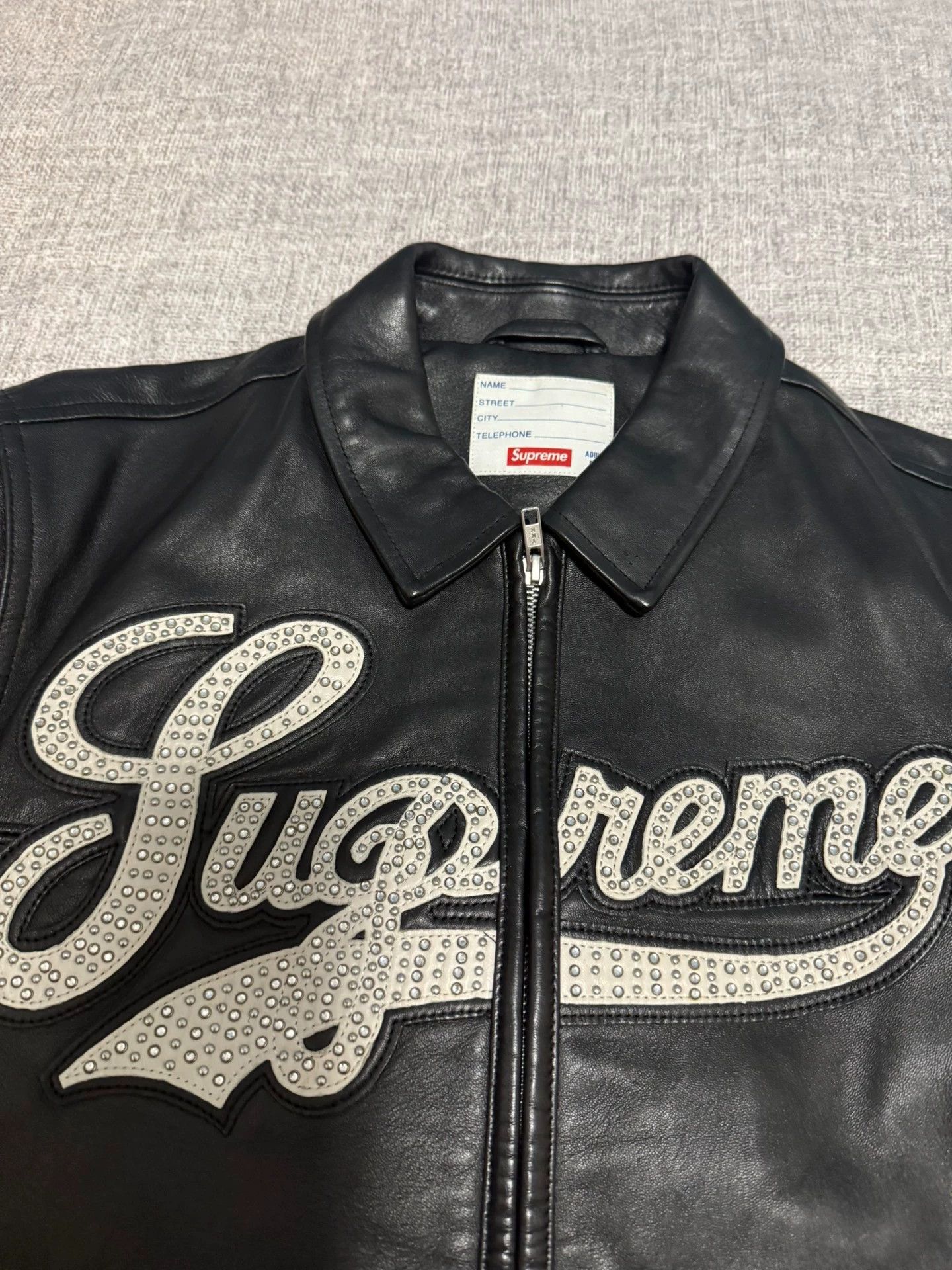 Supreme Supreme SS16 Uptown Studded Lambskin Leather M NWT Size US M / EU 48-50 / 2 - 2 Thumbnail