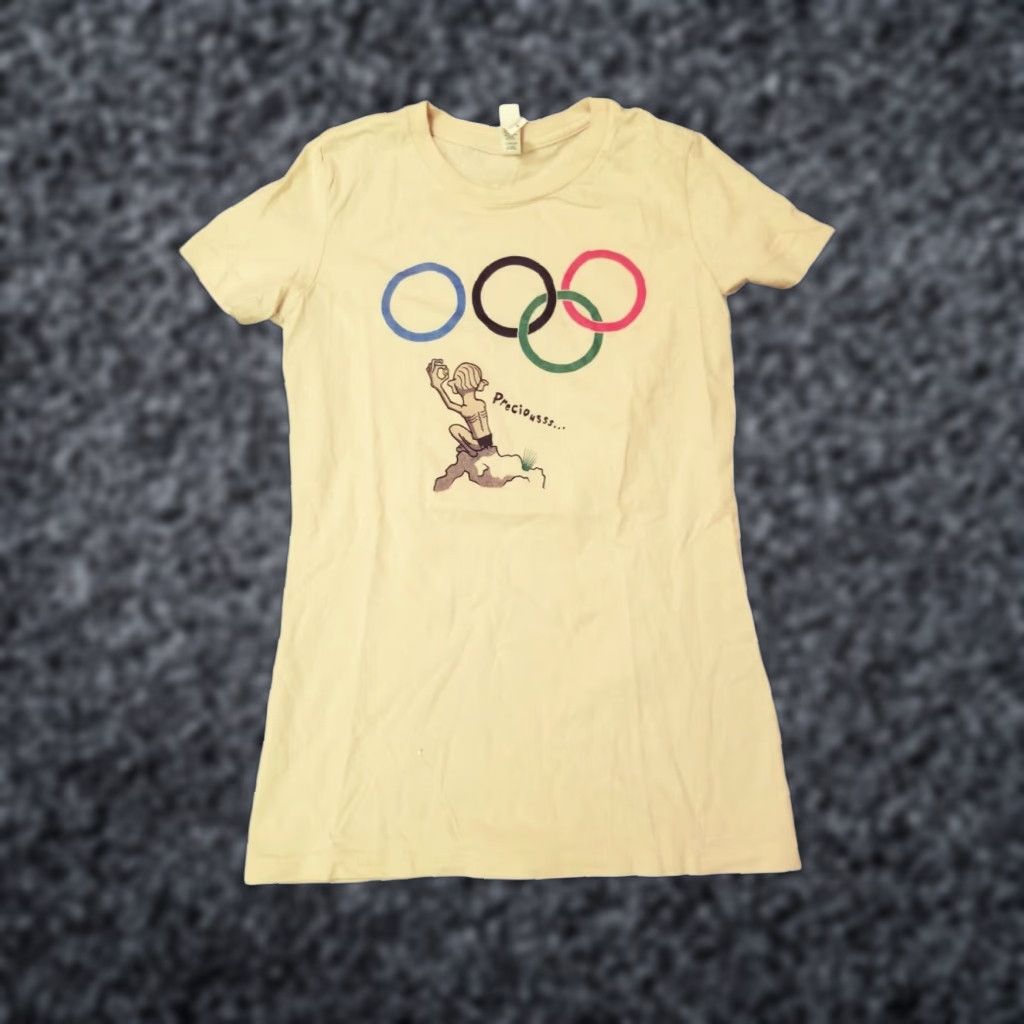 Bell LORD OF THE RINGS GOLLUM OLYMPIC PARODY T Shirt Beige Juniors Small Bella Teens Size S / US 4 / IT 40 - 1 Thumbnail