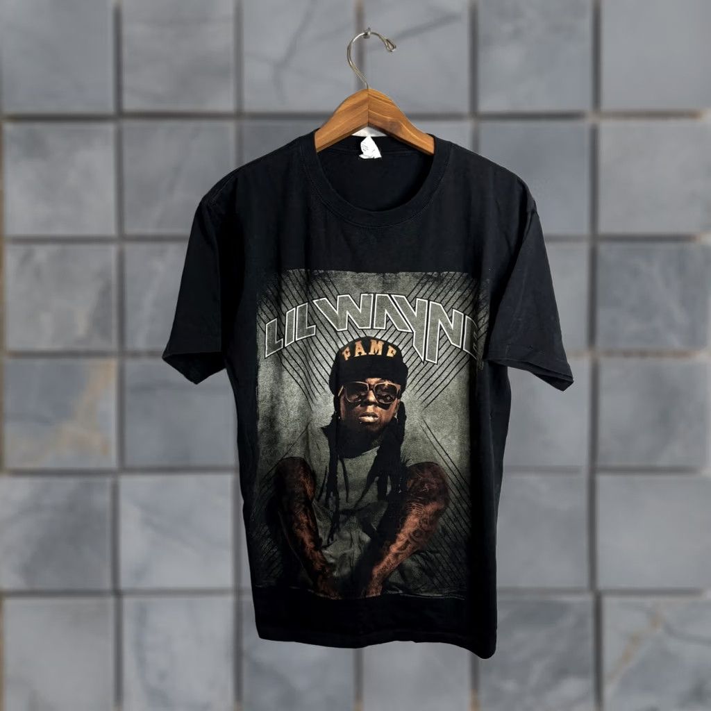 Anvil Lil' Wayne Concert Tour T-Shirt Size M Black 2011 Rap Hip Hop Graphic Tee Men Size US M / EU 48-50 / 2 - 1 Thumbnail