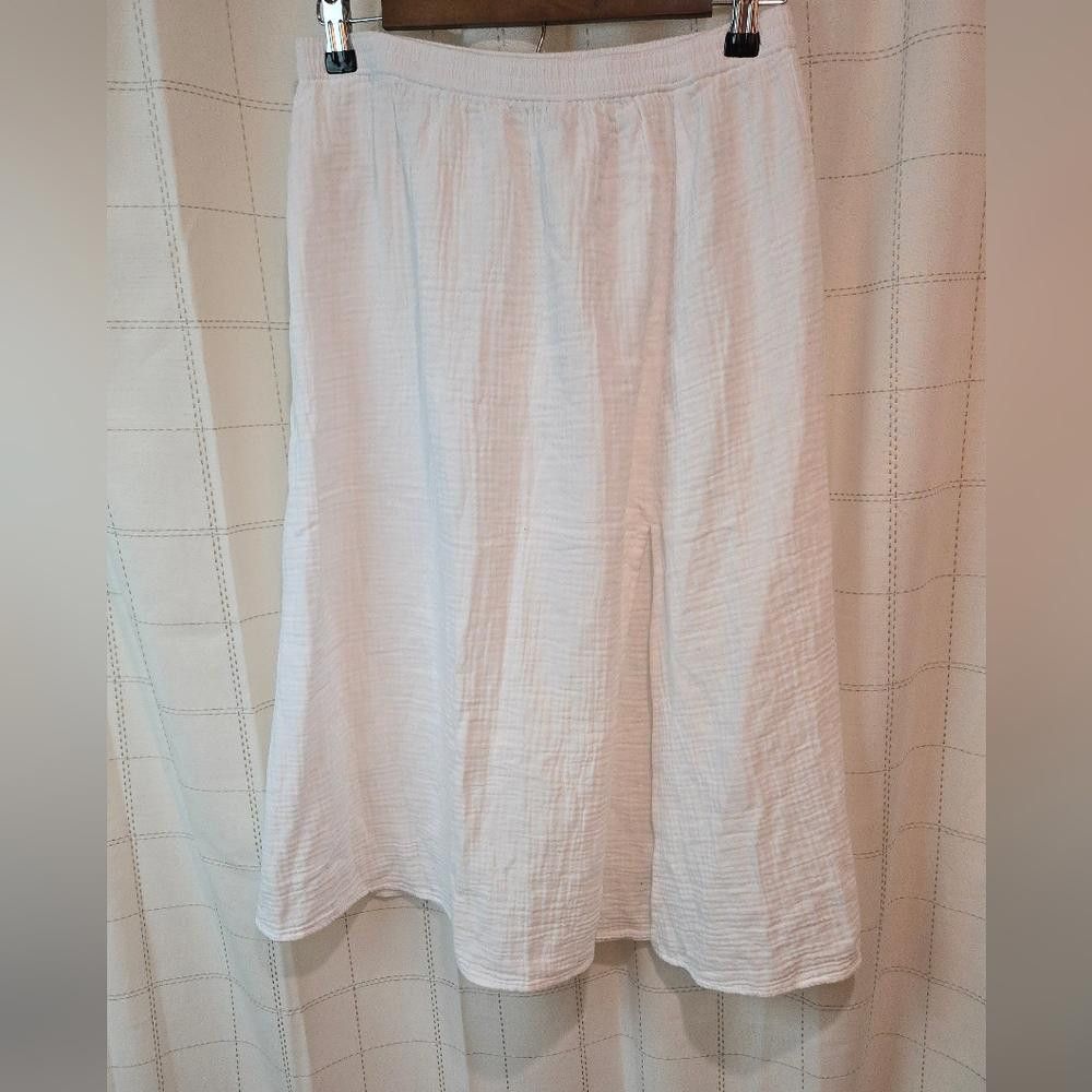J.Crew J Crew Gauze Pull On Skirt Size 28" / US 6 / IT 42 - 2 Thumbnail