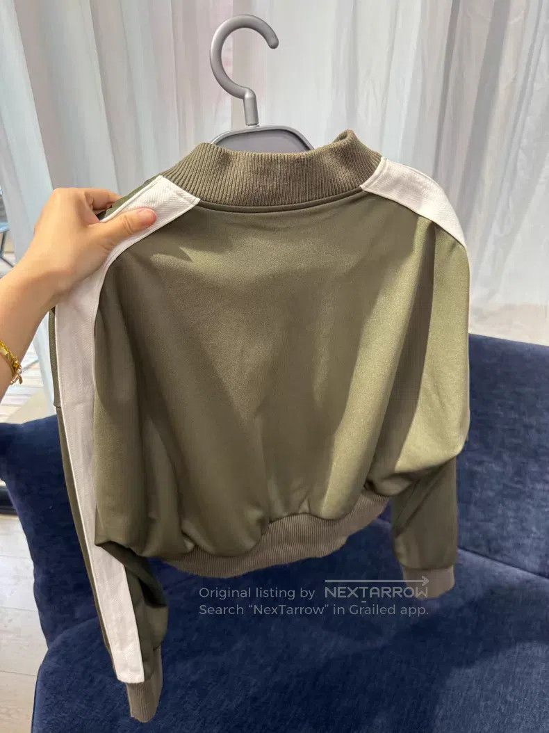 Loewe Loewe Military Green Short Bomber Jacket with Baseball Col Size M / US 6-8 / IT 42-44 - 3 Thumbnail