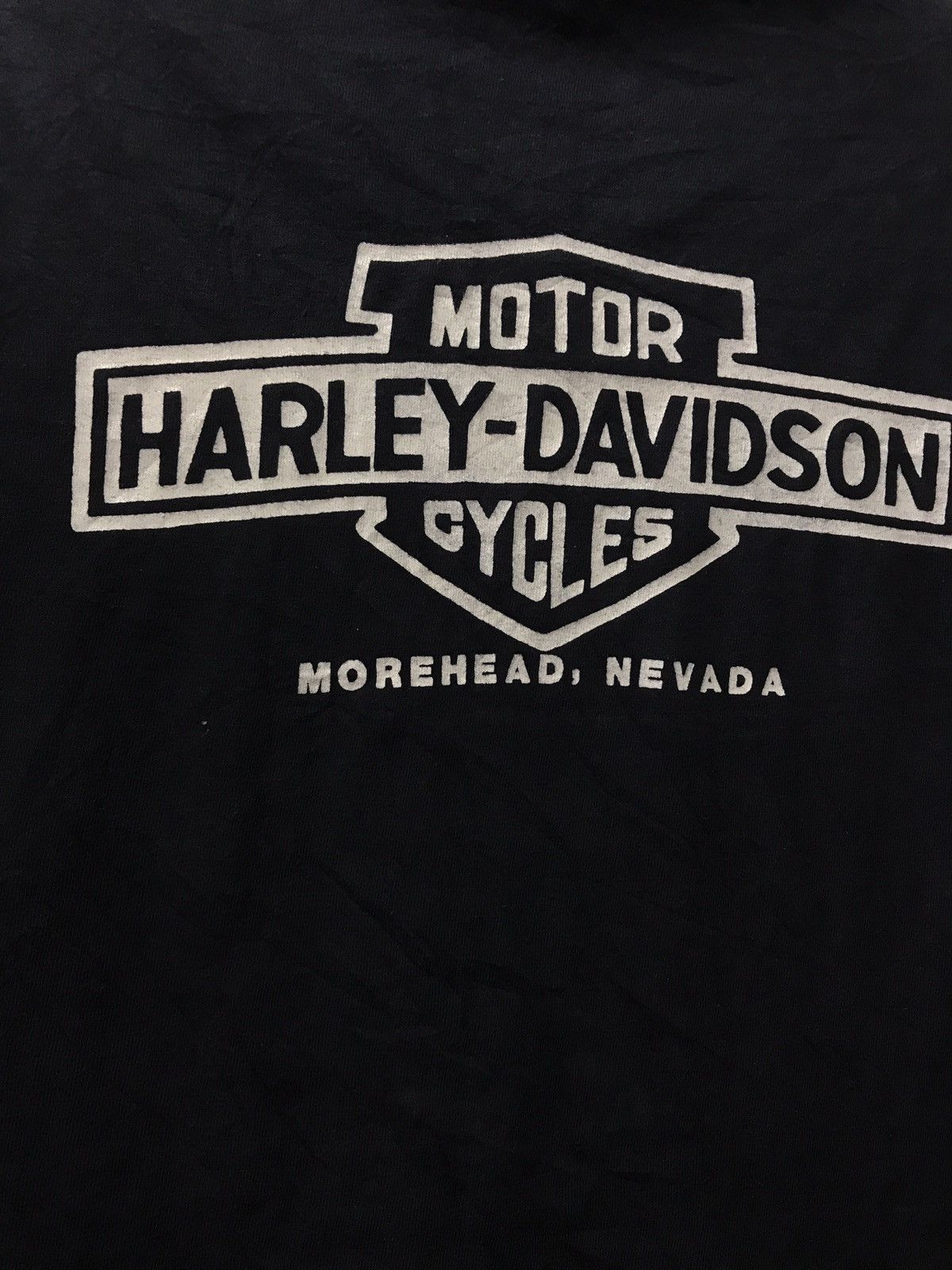Harley Davidson × Vintage Harley-Davidson Morehead,Nevada vintage Pocket T-shirt Size US XL / EU 56 / 4 - 1 Thumbnail