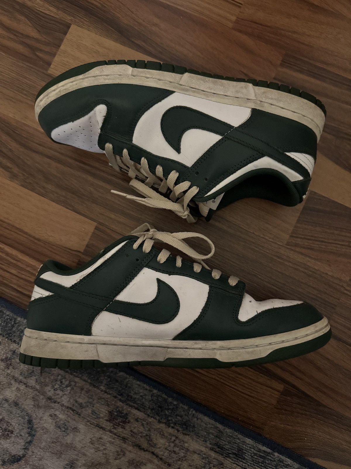 Nike Nike Dunk Low Retro Team Green Size 7 Size US 7 / EU 40 - 3 Thumbnail