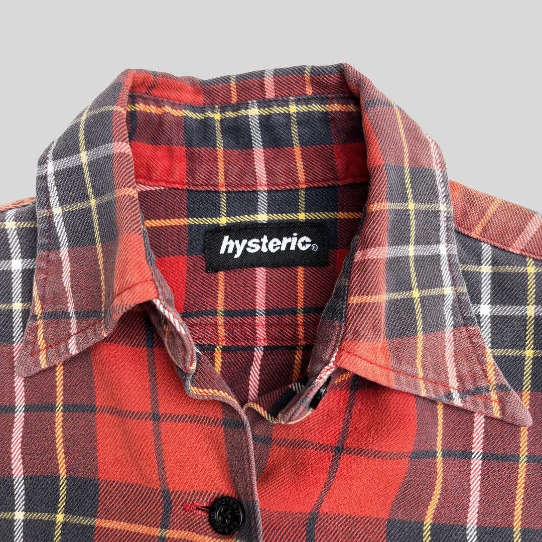 Hysteric Glamour Hysteric Glamour 1990 90s Vintage Tartan Fitted Japan Shirt Size M / US 6-8 / IT 42-44 - 3 Thumbnail