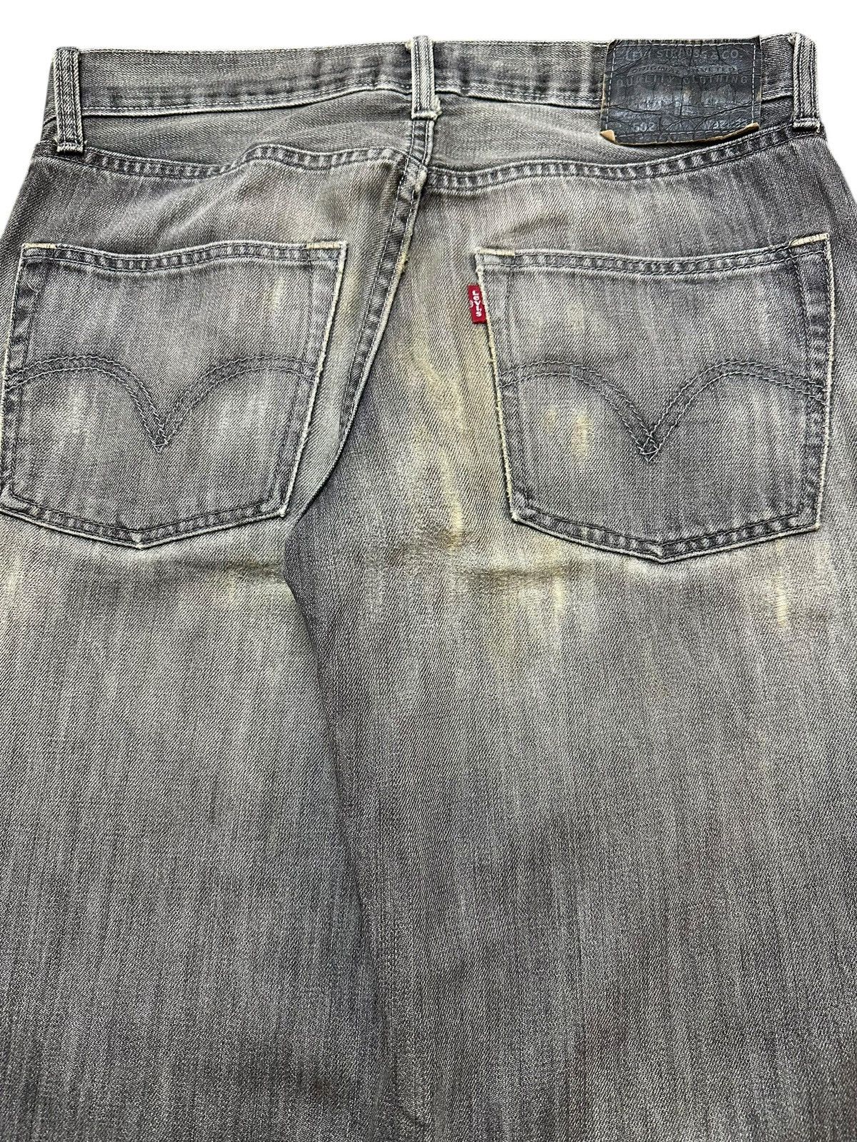 Levi's Vintage 90s Levis 502 Faded Wash Distress Style Loose Jeans Size US 32 / EU 48 - 6 Thumbnail