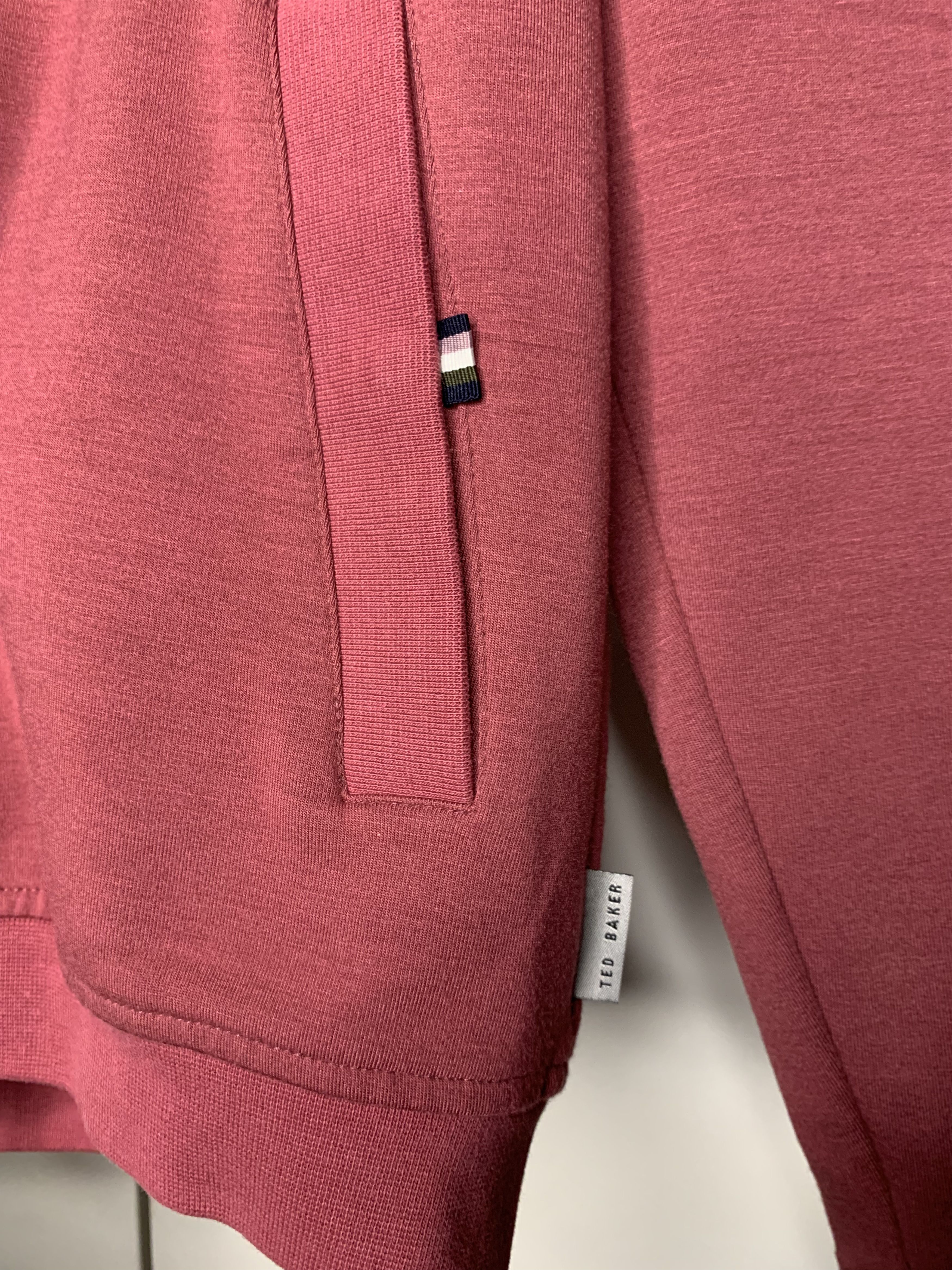 Ted Baker Ted Baker Pink Wolf Bonded Jersey Bomber Size US S / EU 44-46 / 1 - 6 Thumbnail