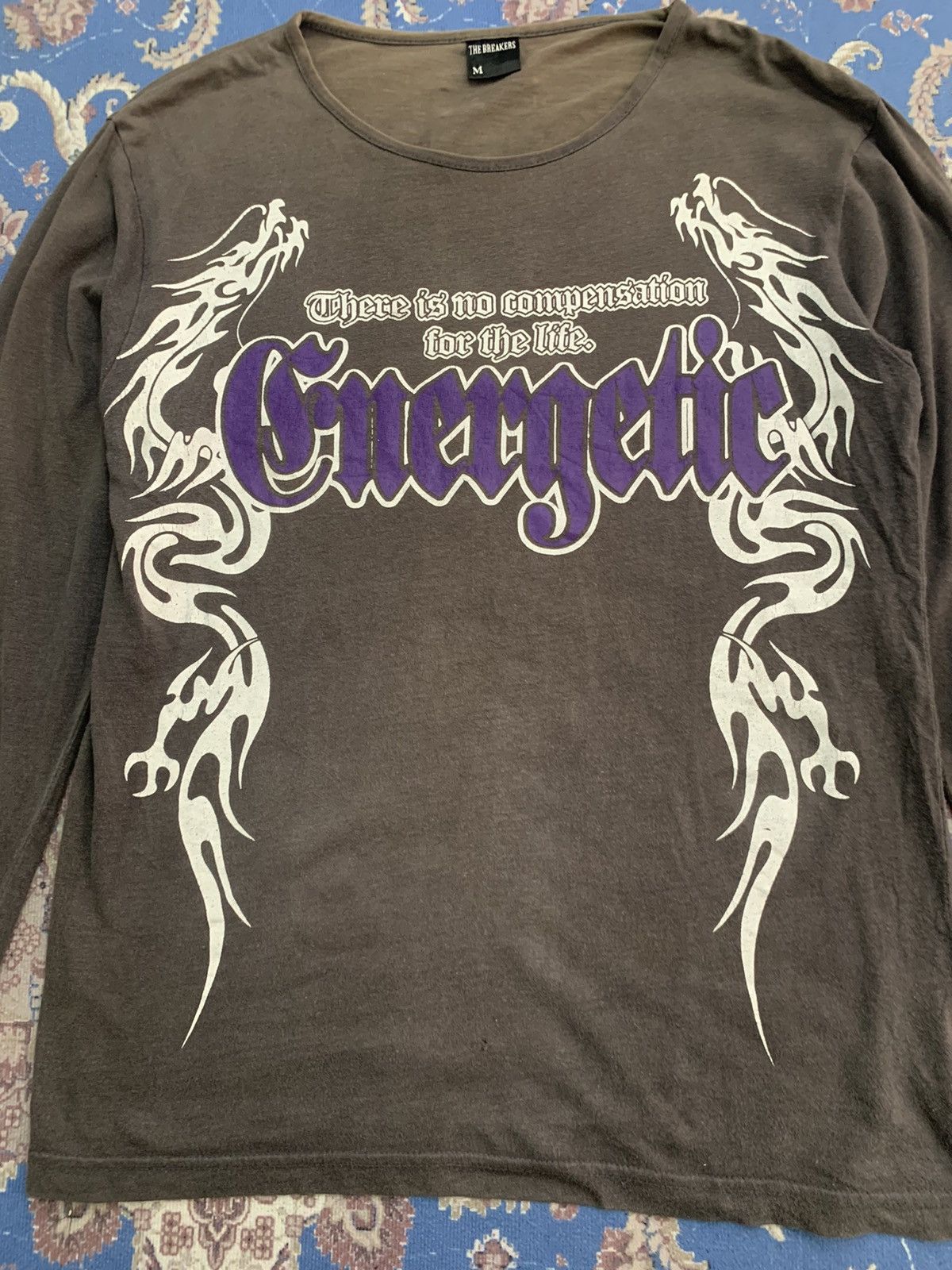 Hysteric Glamour Japanese Brand The Breakers Affliction Poem Fade Shirt Size US M / EU 48-50 / 2 - 3 Thumbnail