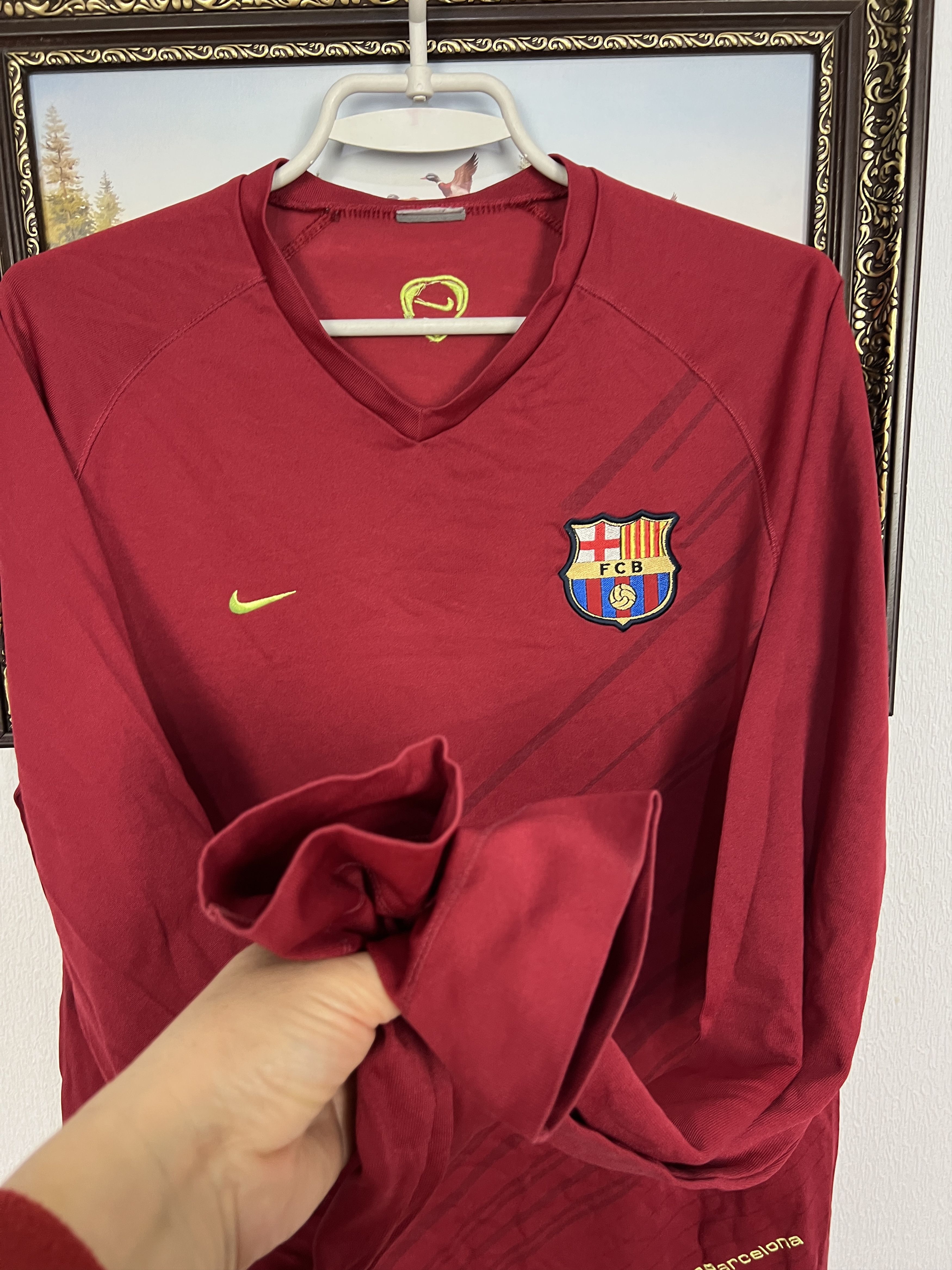 Nike FC Barcelona Football Train Sweatshirt Track Top Rare Size US M / EU 48-50 / 2 - 5 Thumbnail