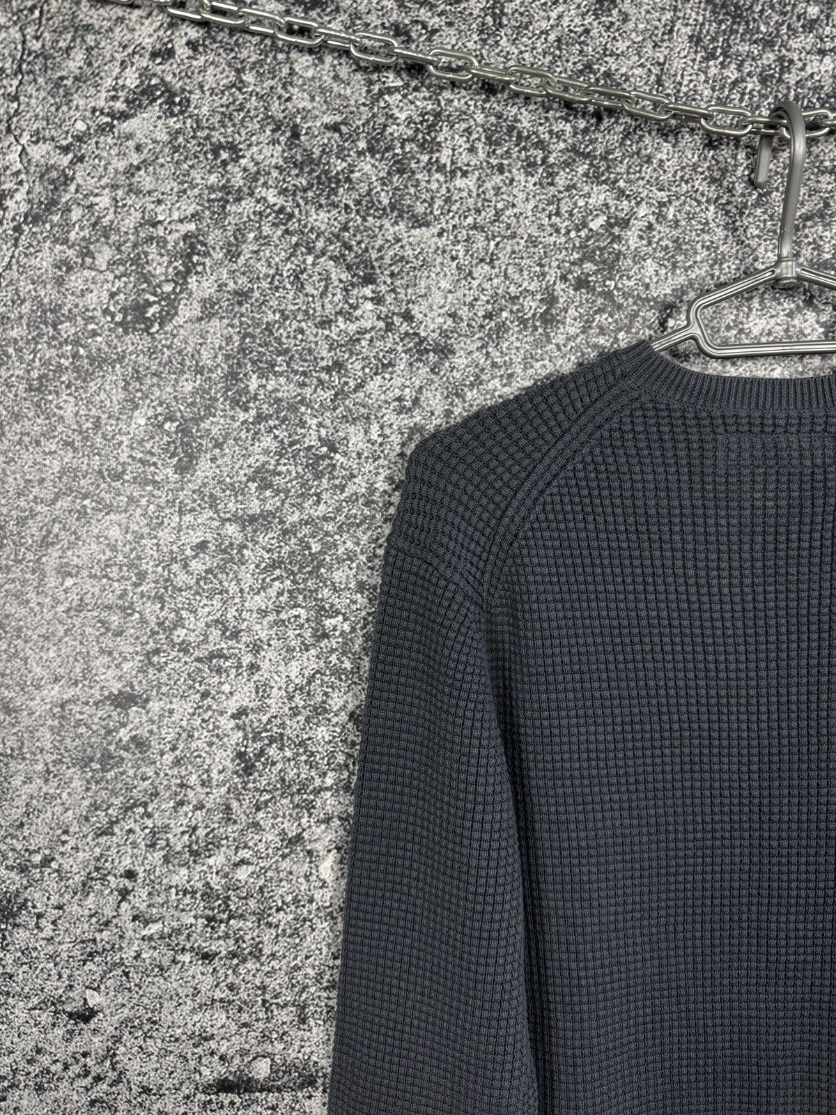 Allsaints Allsaints Wells Crewneck Sweater Waffle Knit Pullover Size S Size US S / EU 44-46 / 1 - 13 Thumbnail