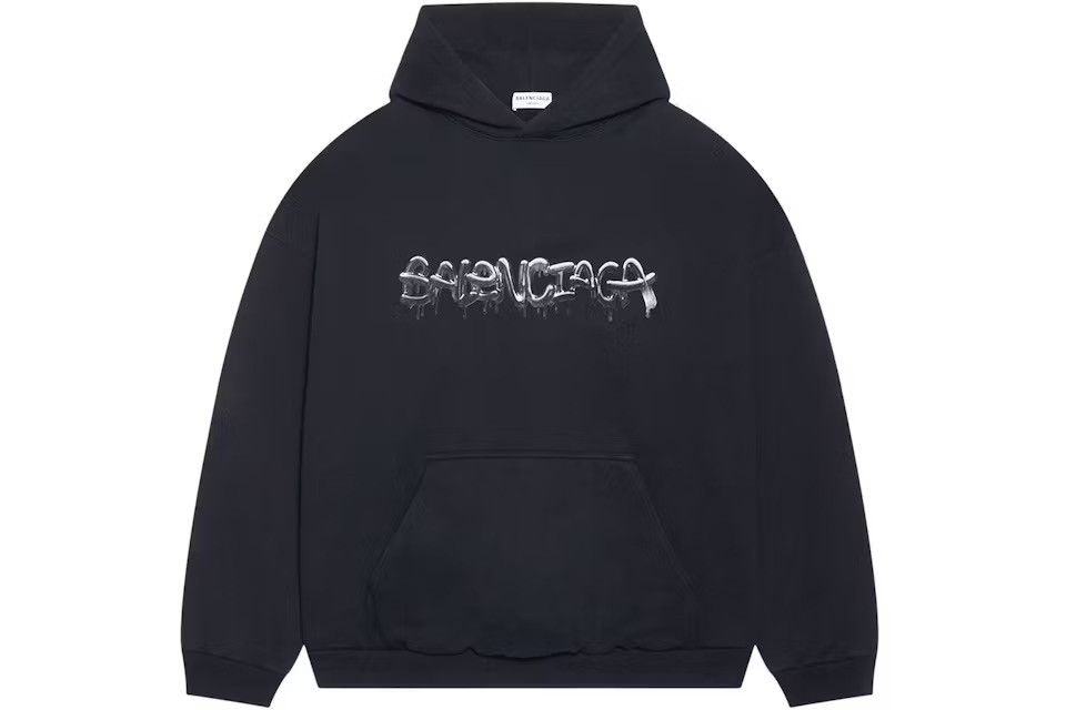 Balenciaga Balenciaga Slime Graffiti Hoodie Size US L / EU 52-54 / 3 - 1 Thumbnail