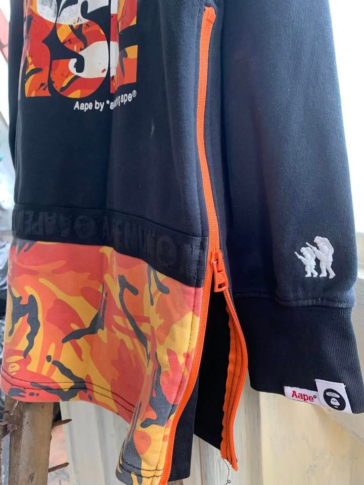 Aape Aape by A Bathing Ape Pullover Hoodie Size US L / EU 52-54 / 3 - 3 Thumbnail