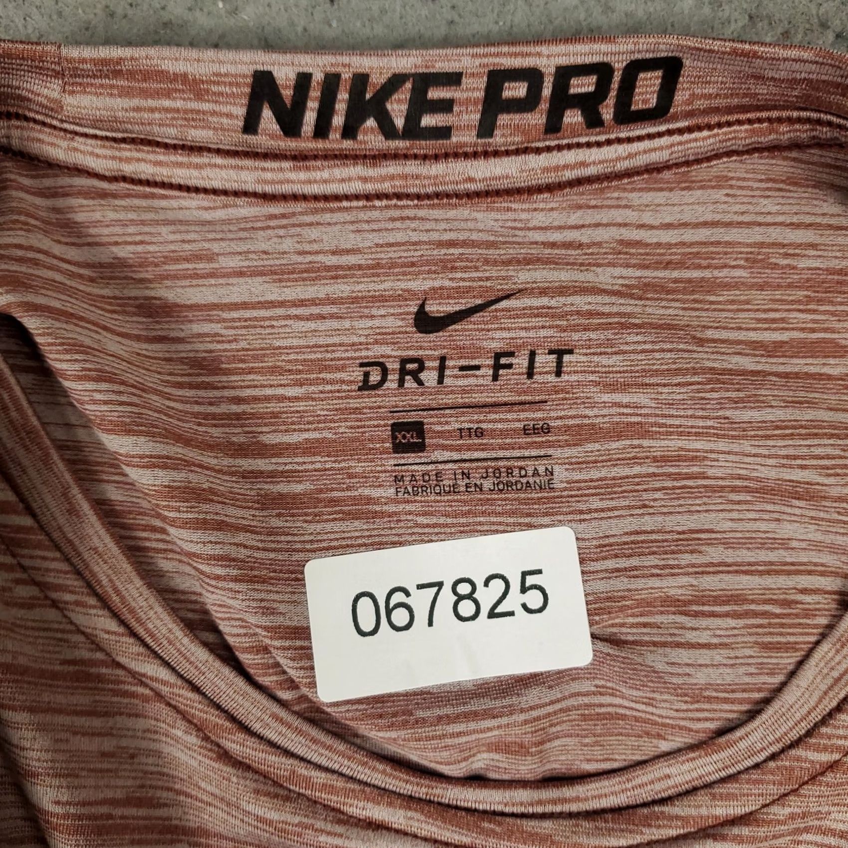 Nike Nike Dri-Fit T Shirt Mens 2XL Brown Long Sleeve Activewear Casual Sports Training Pro Swoosh Shirt Size US XXL / EU 58 / 5 - 8 Thumbnail