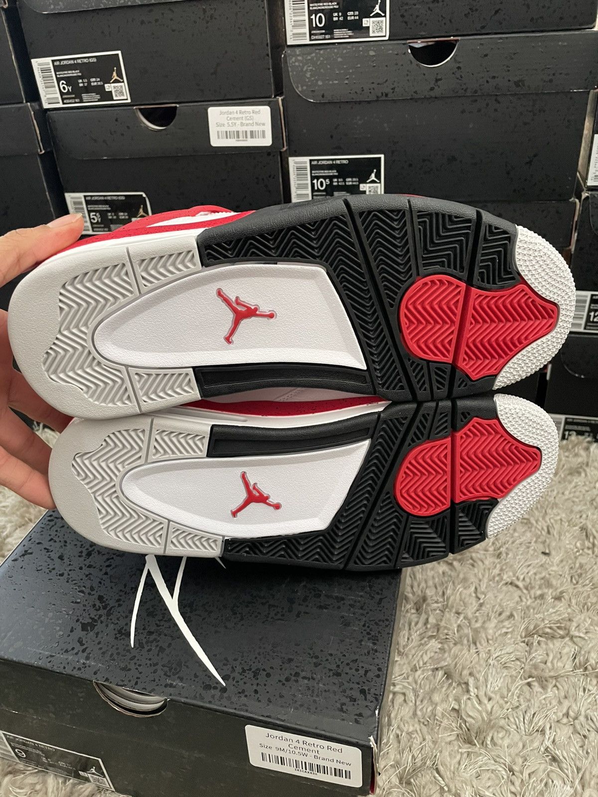 Jordan Brand Jordan 4 Red Cement Size US 9 / EU 42 - 8 Thumbnail