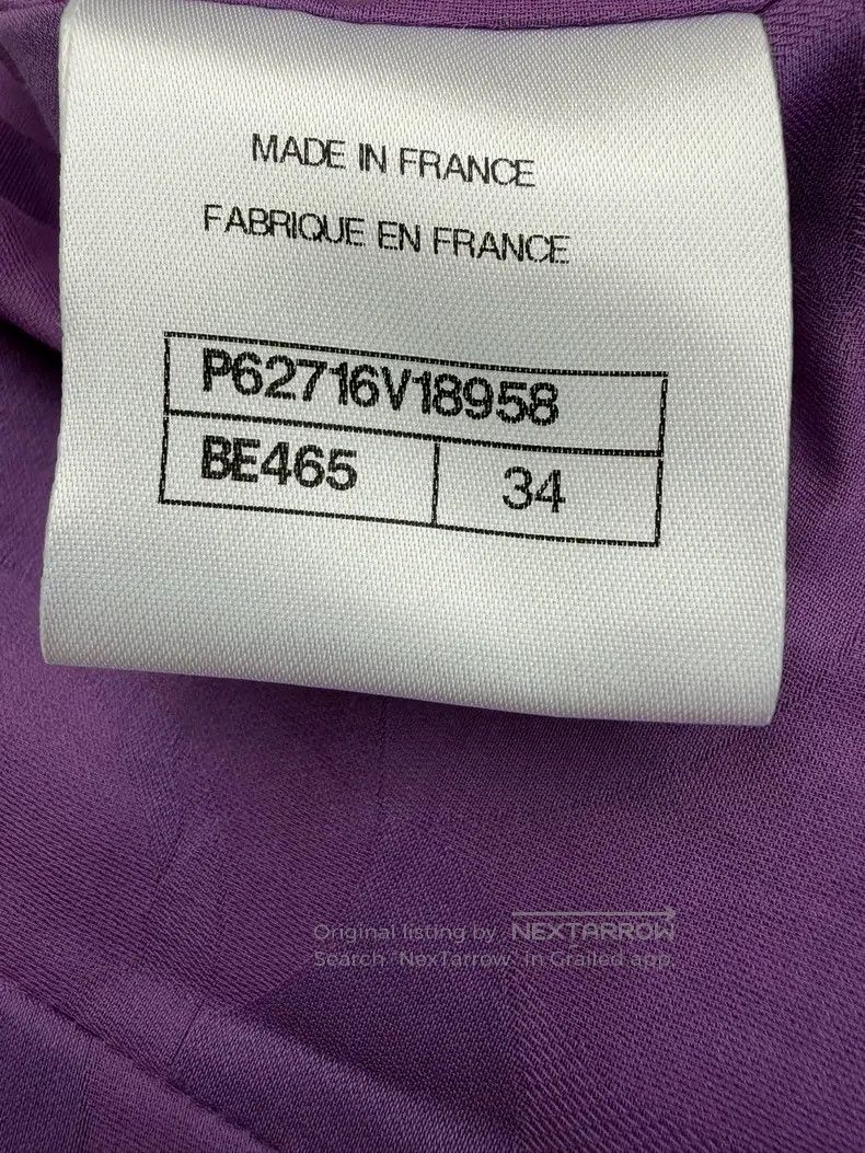 Chanel Chanel Early spring show purple tweed coat Size XXS / US 00 / IT 34 - 6 Thumbnail