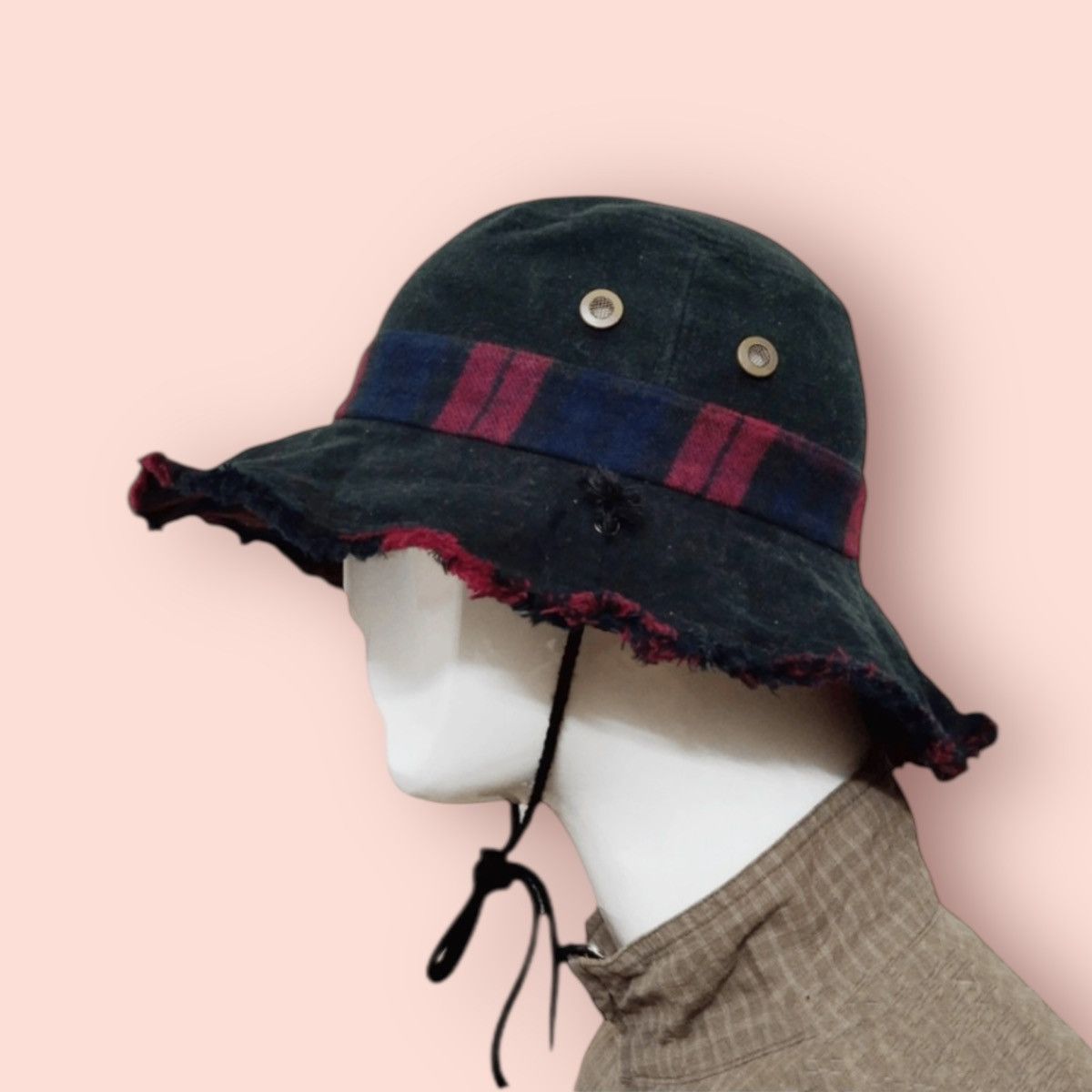 Vintage VINTAGE WOOL BLEND OUTDOOR BUCKET HAT Size ONE SIZE - 1 Thumbnail