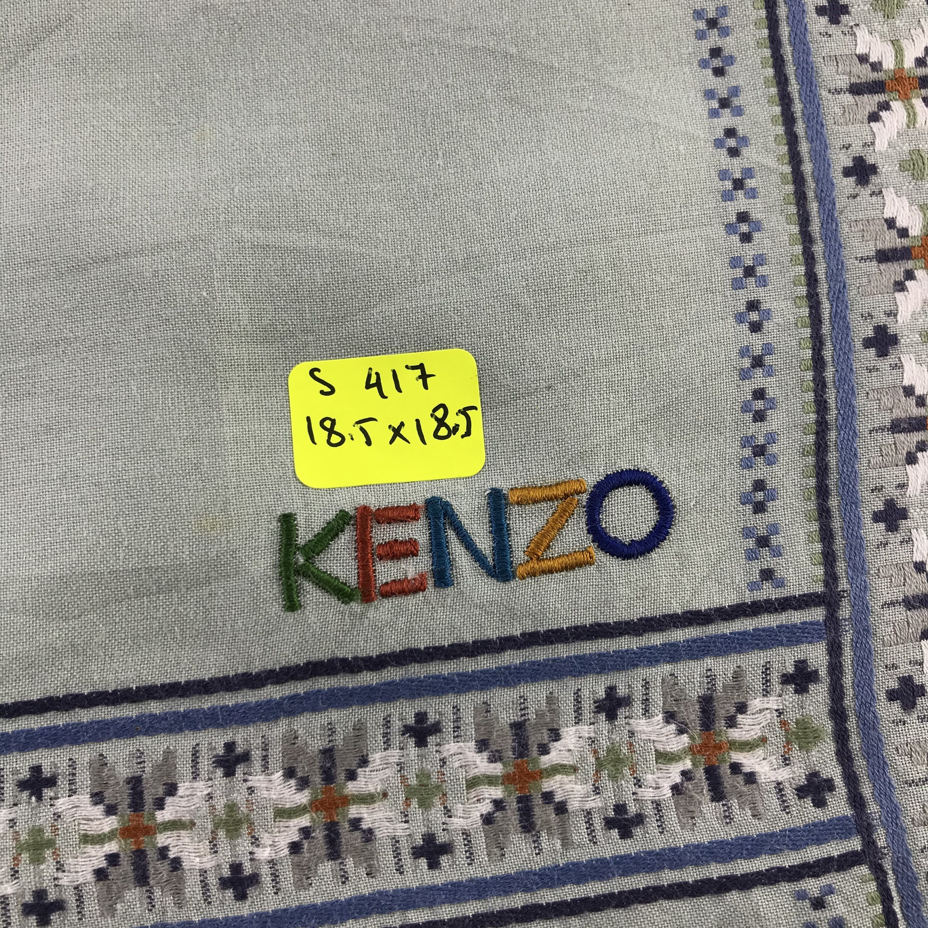 Kenzo × Vintage Kenzo Bandana / Handkerchief / Neckerchief - S417 Size ONE SIZE - 5 Thumbnail
