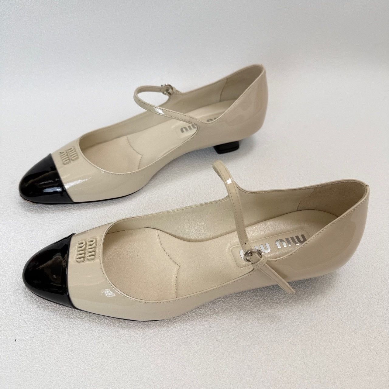 Miu Miu Miu Miu Patchwork Black Lowtop Sneakers us_5 Women Size US 5 / IT 35 - 1 Thumbnail