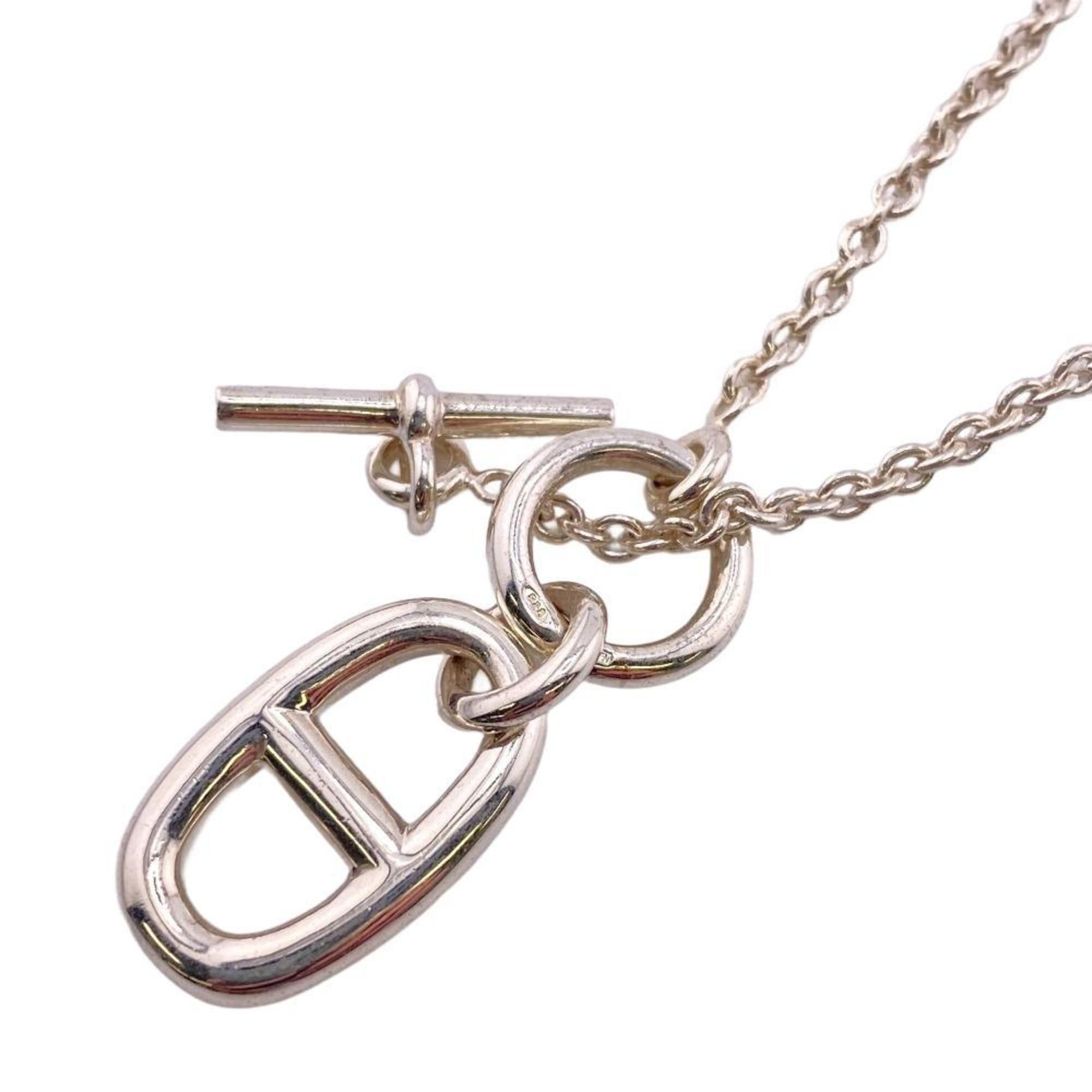 image of Hermes Chaine D'ancre Necklace Silver Unisex Z0006404, Women's