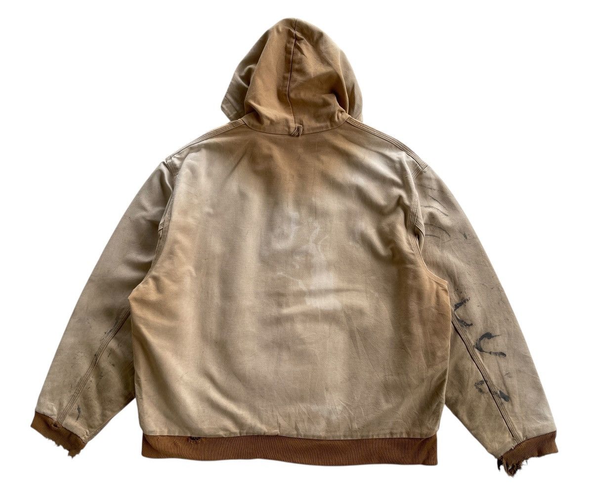 Carhartt Destroyed❗️Vintage 80s Carhartt Active Workwear Jacket Size US XXL / EU 58 / 5 - 6 Thumbnail