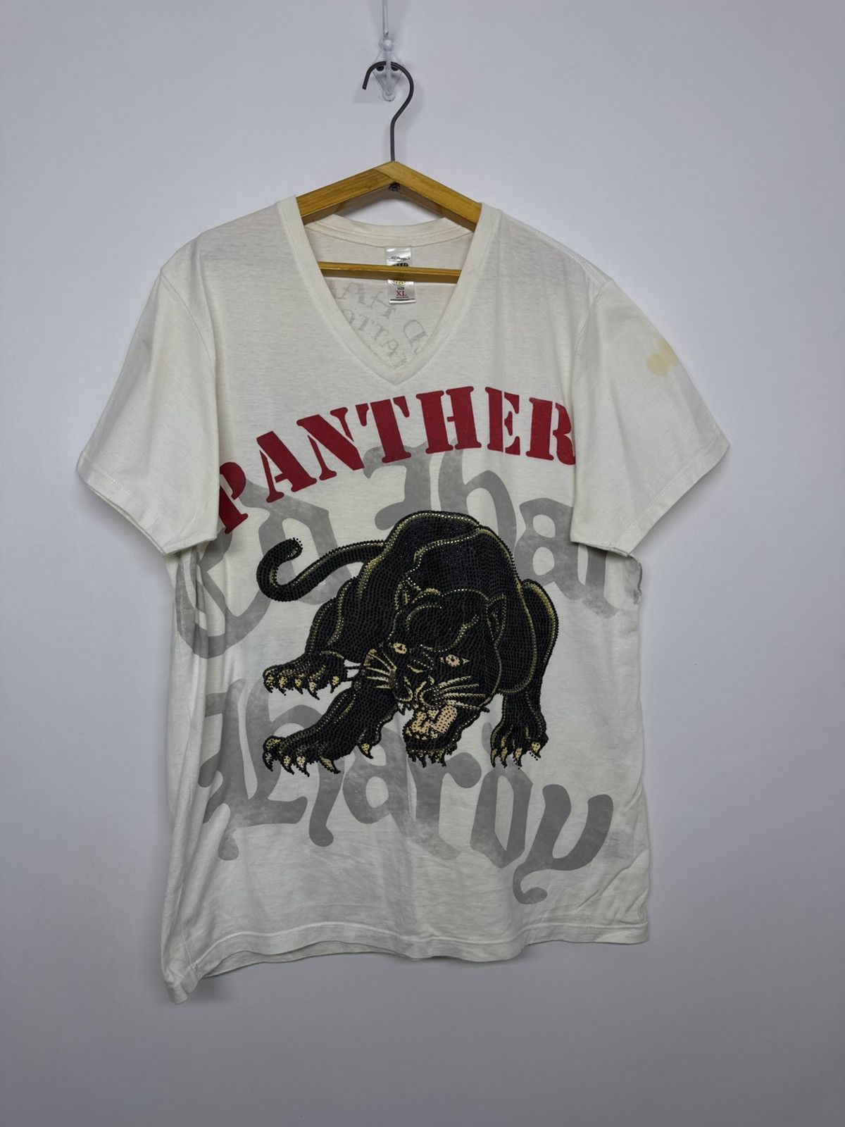 Ed Hardy Vintage Y2k Ed Hardy Panter 🔥 Big Logo T-Shirt 00’s Size XL / US 12-14 / IT 48-50 - 1 Thumbnail