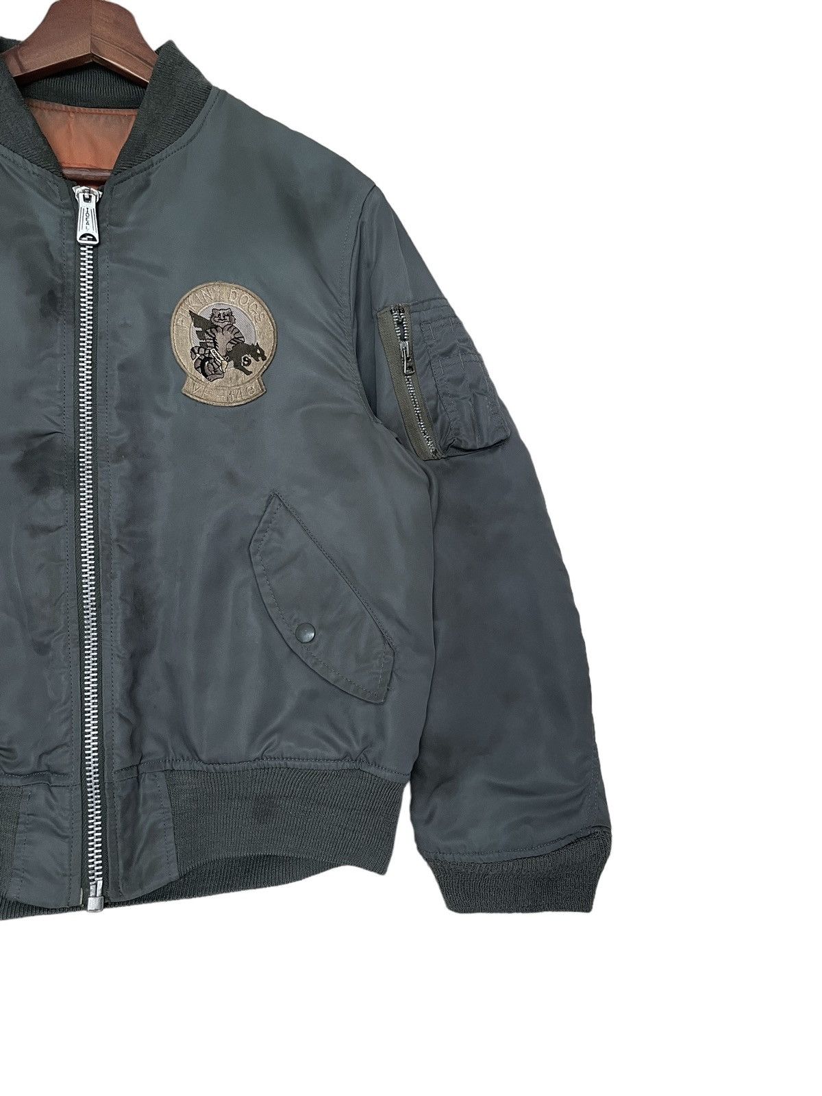 Vintage True Vintage Military MA-1-B Fly Jacket 1960s Size US XL / EU 56 / 4 - 4 Thumbnail
