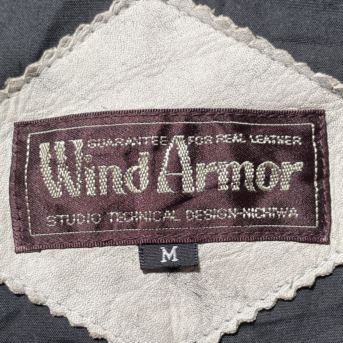 Japanese Brand Vintage Japanese Brand Wind Armor Leather Jacket 1990s Size US M / EU 48-50 / 2 - 9 Thumbnail