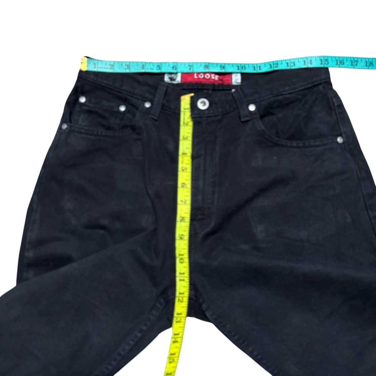 Levi's Vintage 90s Levis Silvertab Loose Jeans Black Size US 30 / EU 46 - 19 Thumbnail
