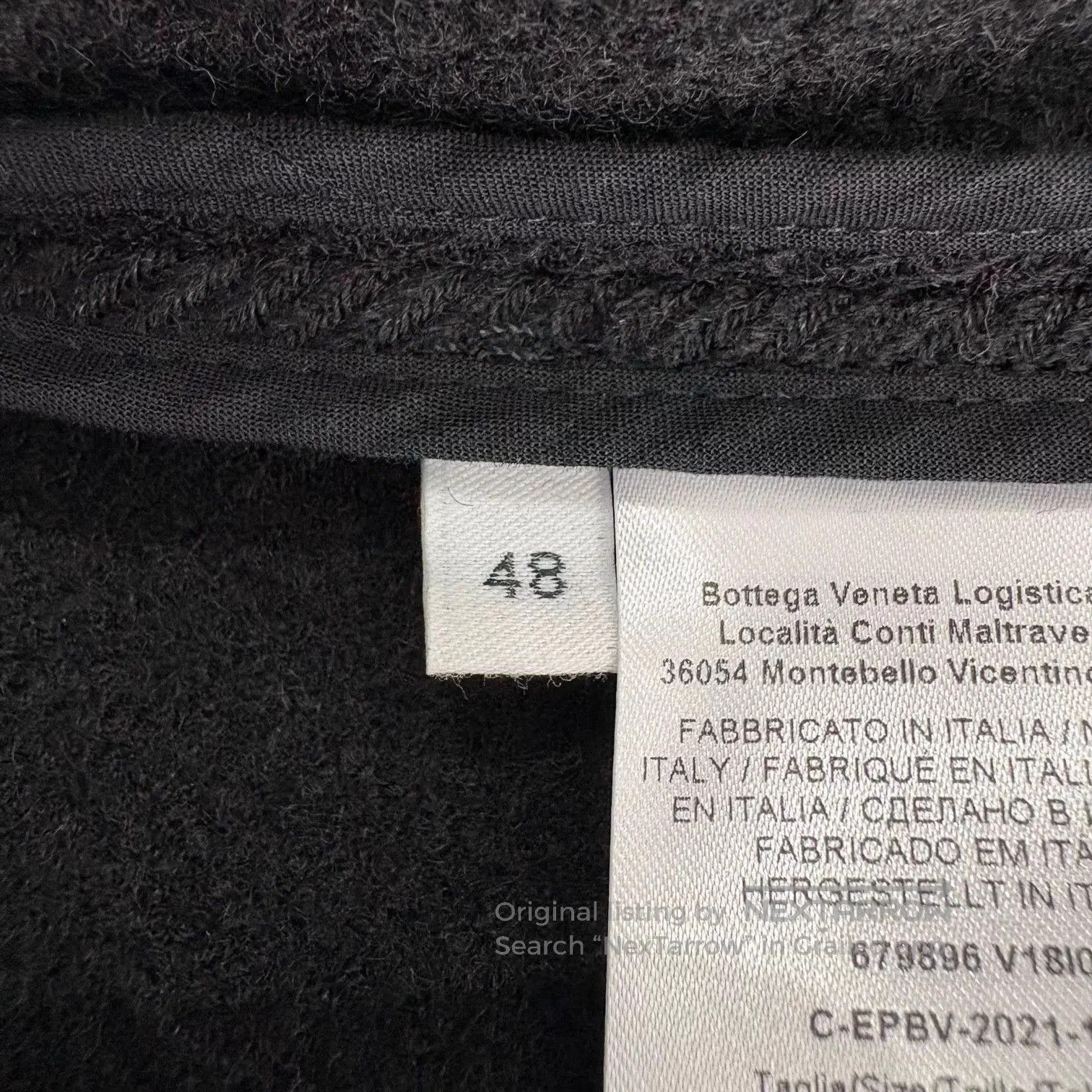 Bvlgari Black Button-Front Collared Jacket Size M. Size US M / EU 48-50 / 2 - 5 Thumbnail