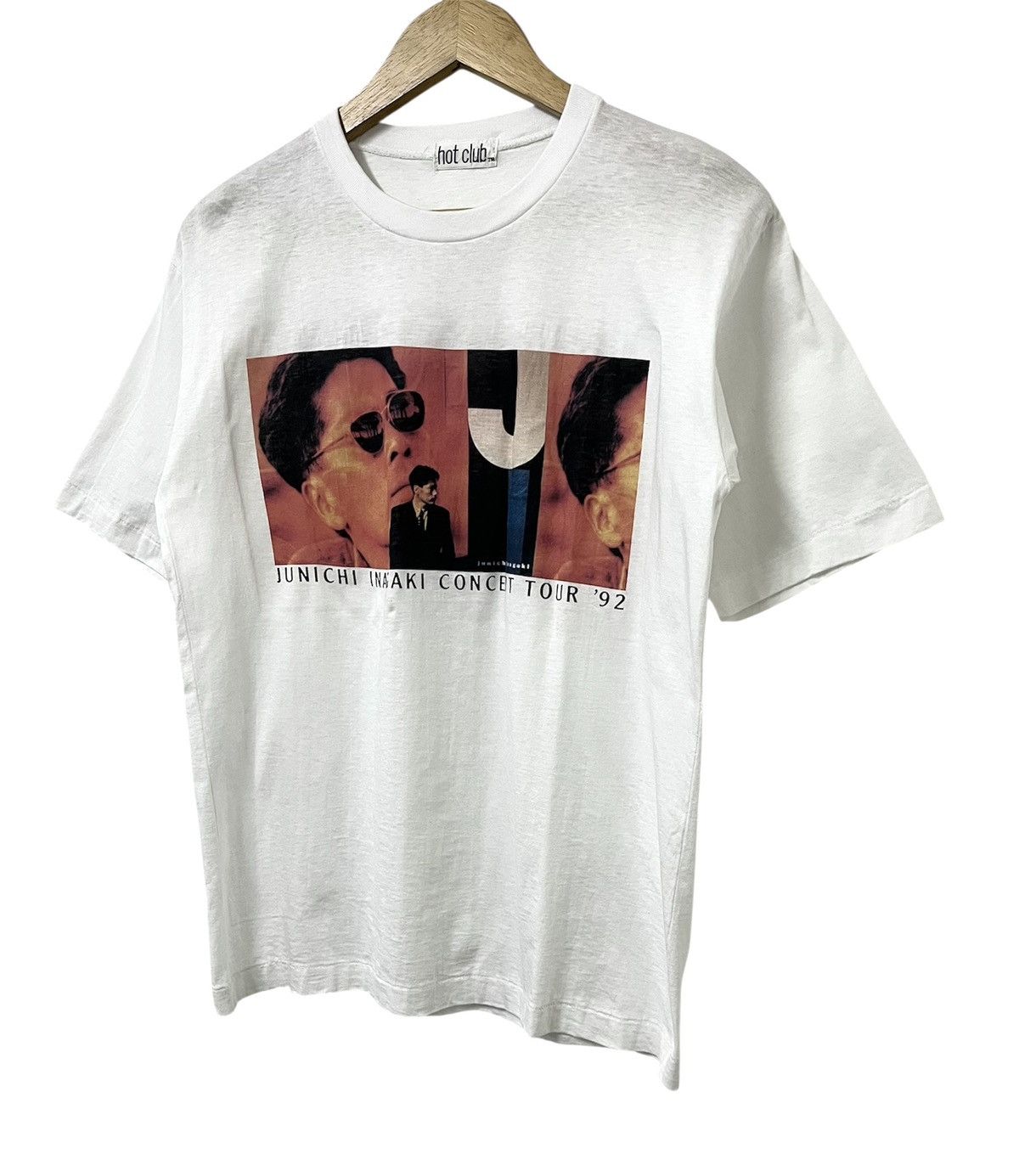 Japanese Brand VINTAGE 90s JUNICHI INAGAKI CONCERT TOUR JAPAN SINGER TSHIRT Size US M / EU 48-50 / 2 - 4 Thumbnail