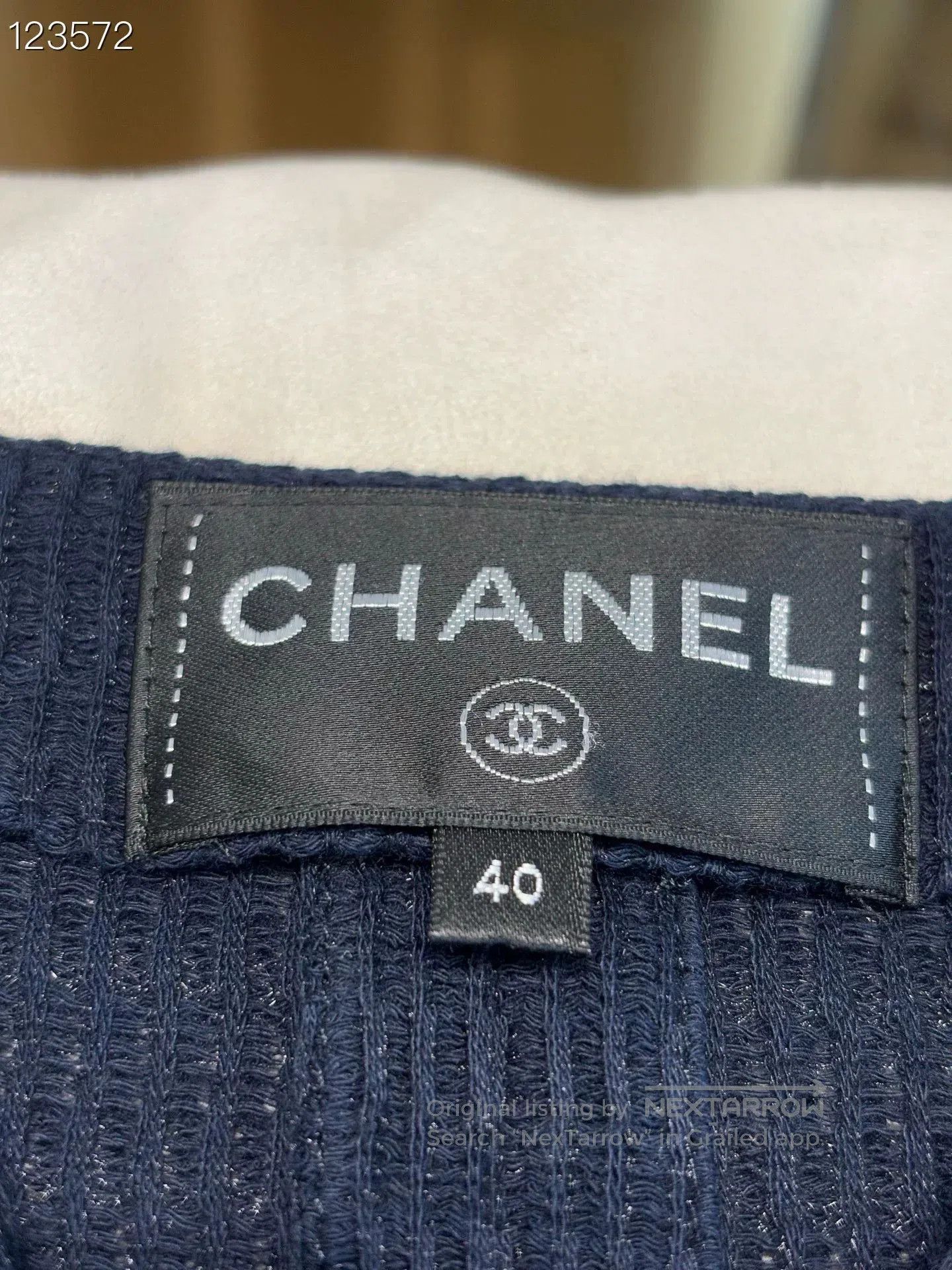 Chanel Chanel Dark Blue Dress Size 40. Size S / US 4 / IT 40 - 3 Thumbnail