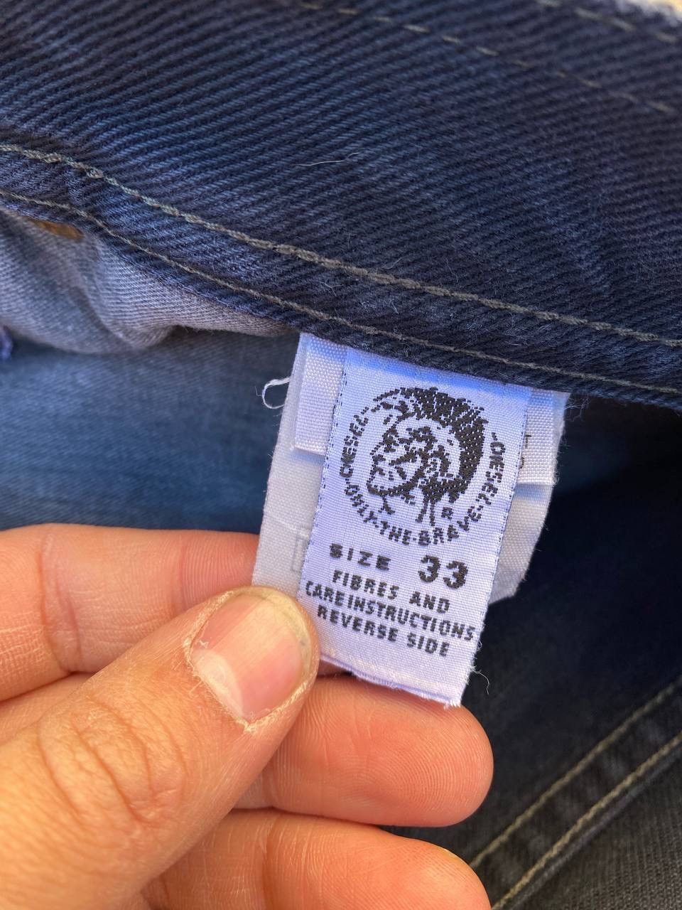 Diesel Diesel Faded blue Baggy avant garde denim y2k jeans pants Size US 33 - 17 Thumbnail