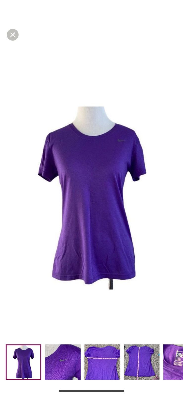 Nike Nike small dri fit regular fit athletic tee Size S / US 4 / IT 40 - 1 Thumbnail