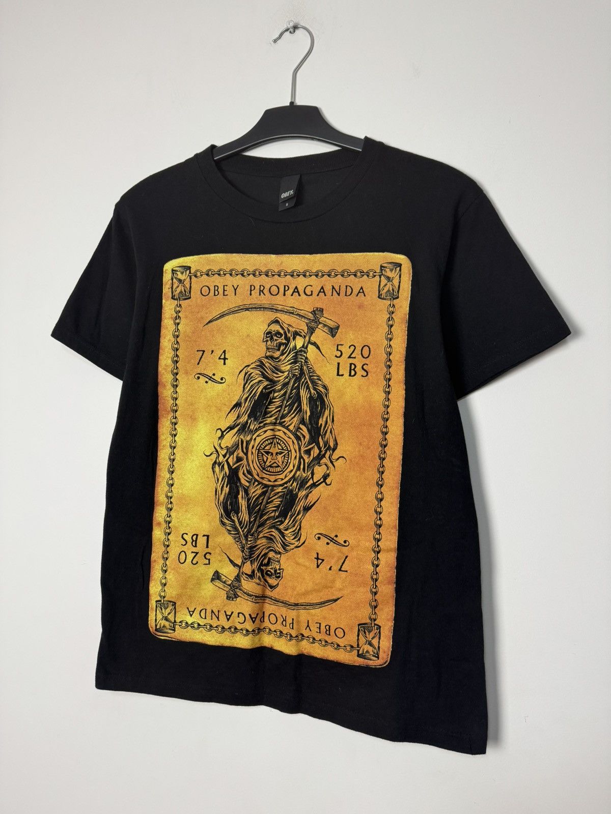 Obey Archive Rare Obey Propaganda Reaper Skull Tee AvantGarde Y2K Size US S / EU 44-46 / 1 - 3 Thumbnail