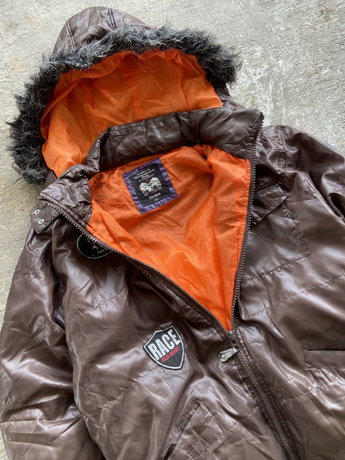 Hysteric Glamour 2000s Over Head - Vkei Style Down Bomber Fur Jacket Size US XL / EU 56 / 4 - 4 Thumbnail
