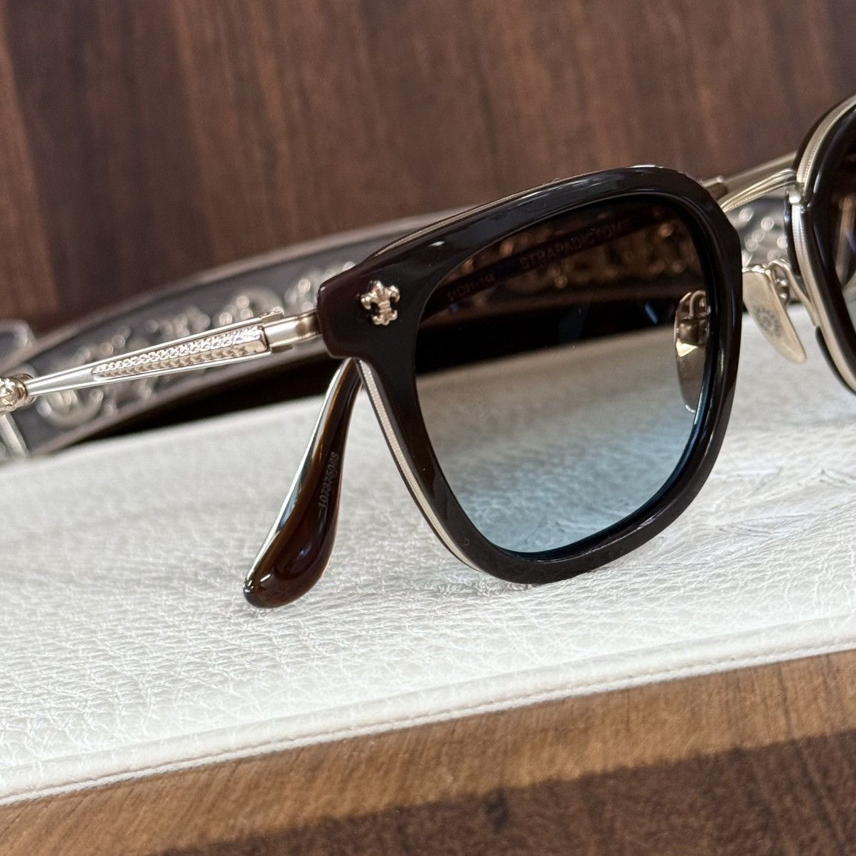 Chrome Hearts Chrome Hearts Strapadictome 1/1 ‘Murky Waters’ Sunglasses Size ONE SIZE - 8 Thumbnail